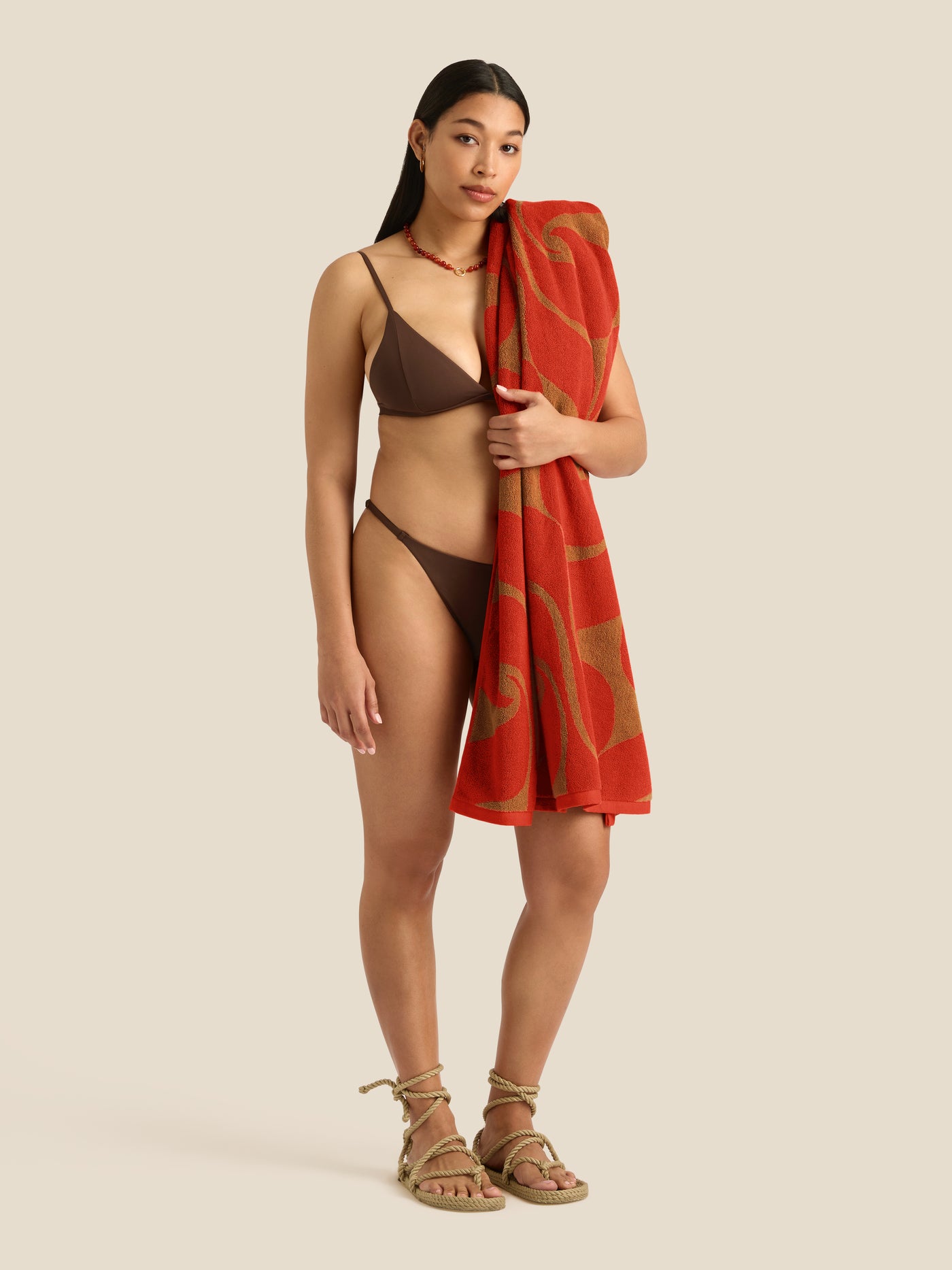 Wave Towel // Spice