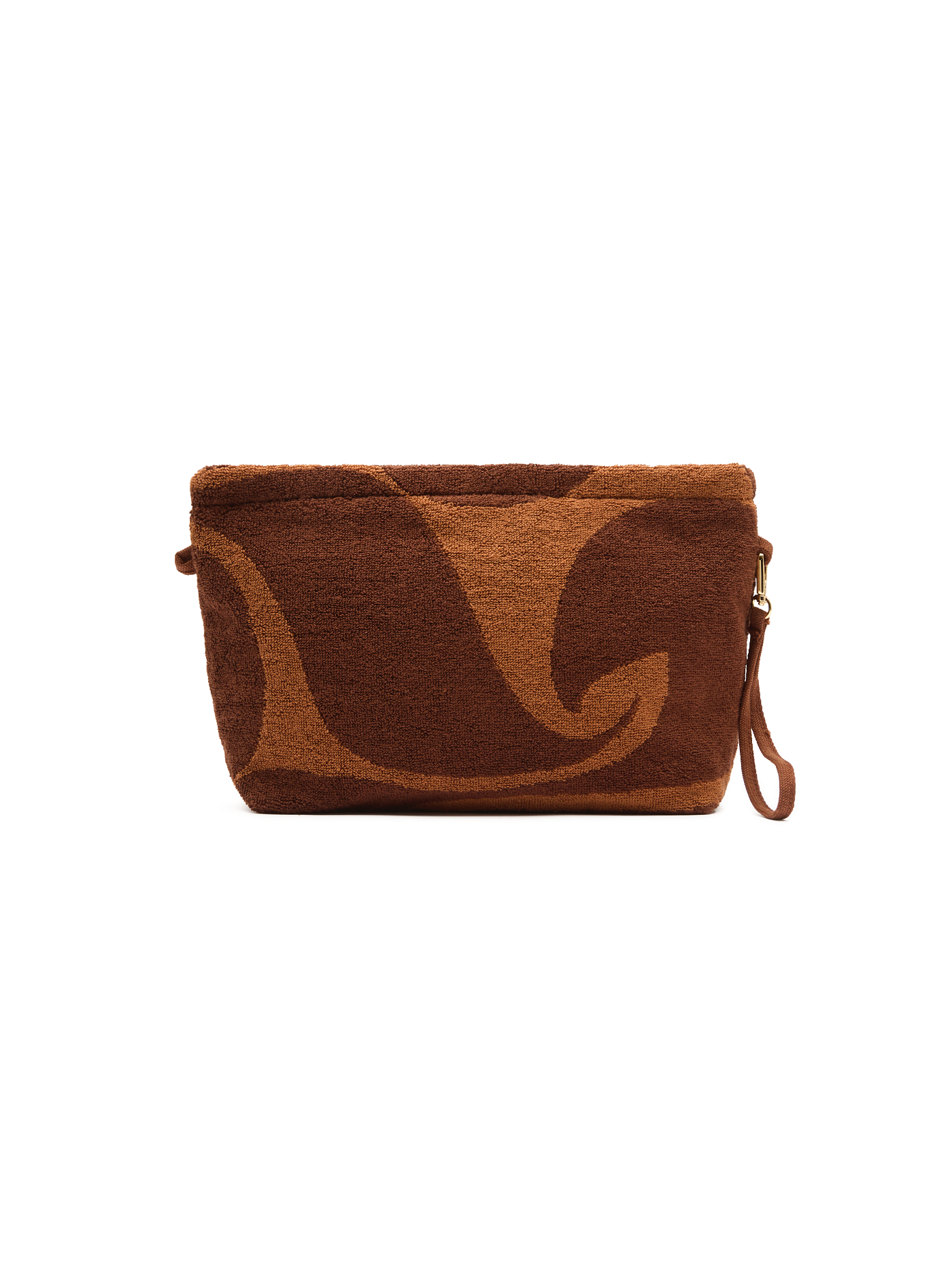 Towelling Pouch // Wave Umber