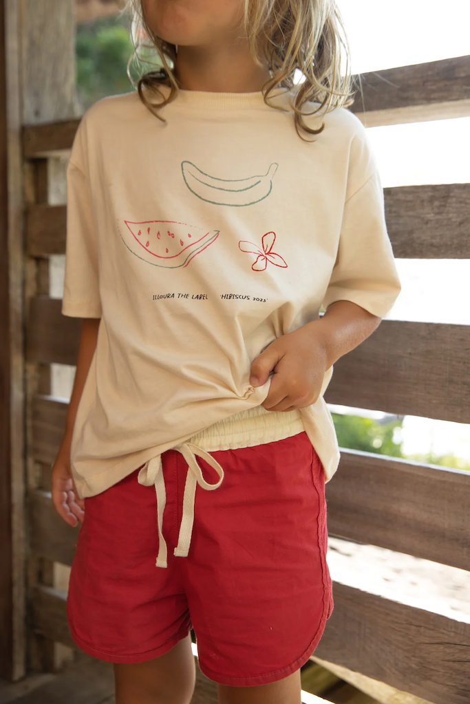 Hibiscus Tee // Undyed