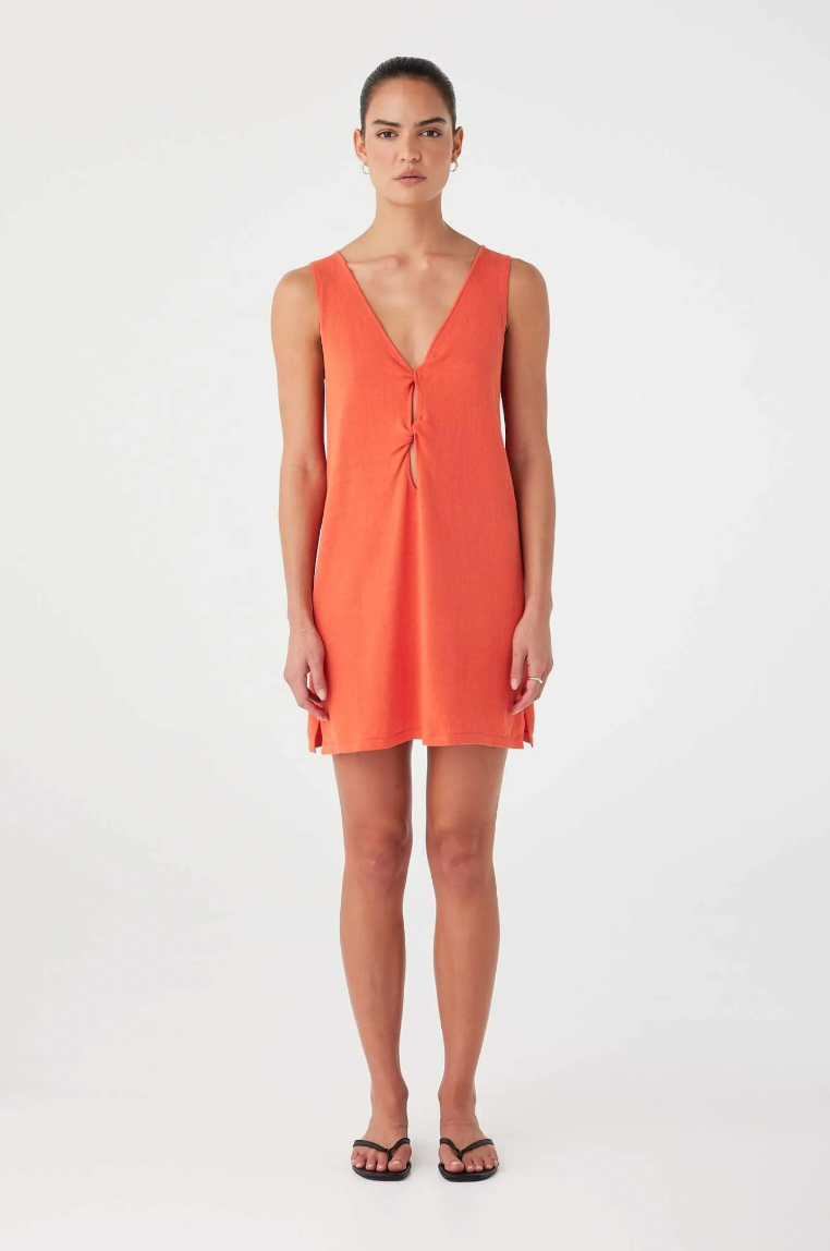 Paloma Mini Dress // Mandarin