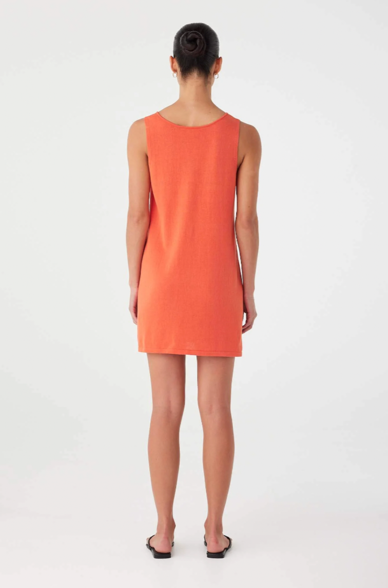 Paloma Mini Dress // Mandarin