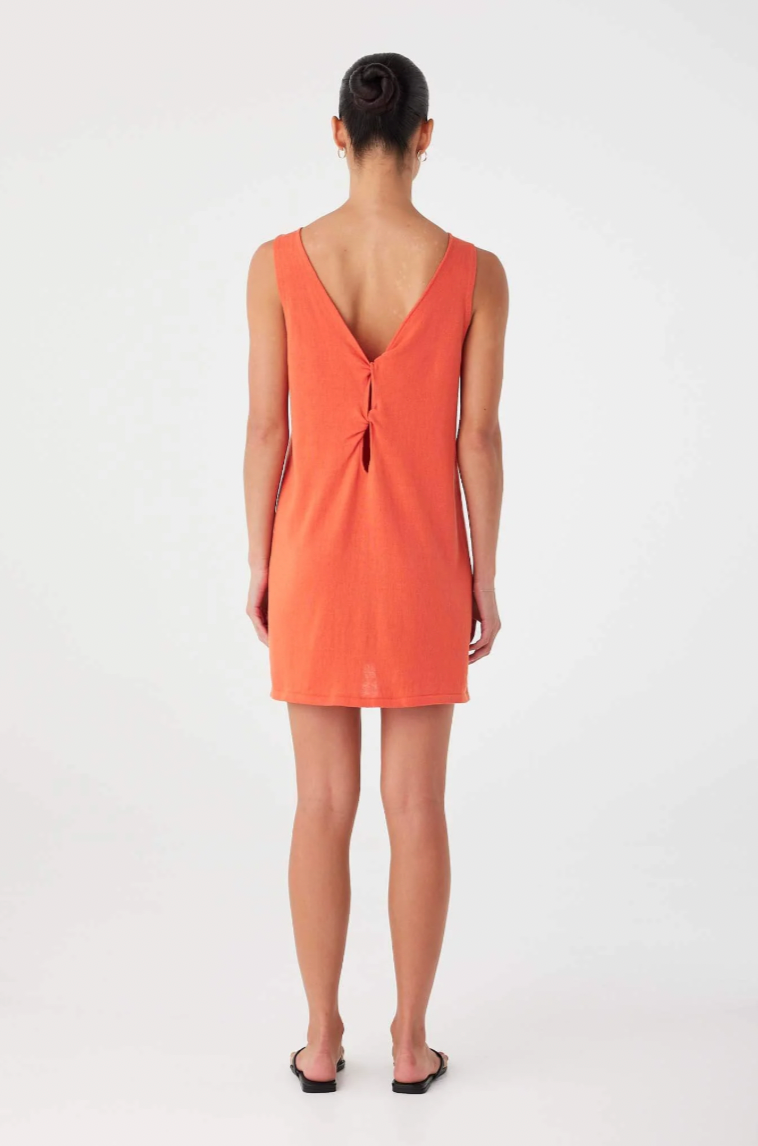 Paloma Mini Dress // Mandarin
