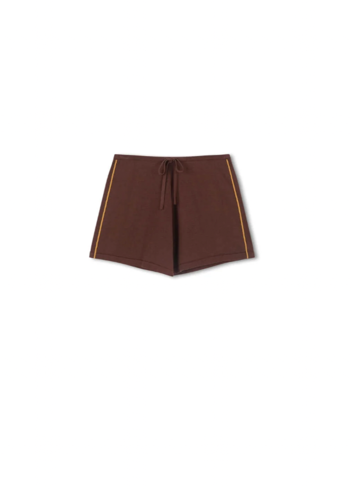 Pippa Drawstring Short // Espresso