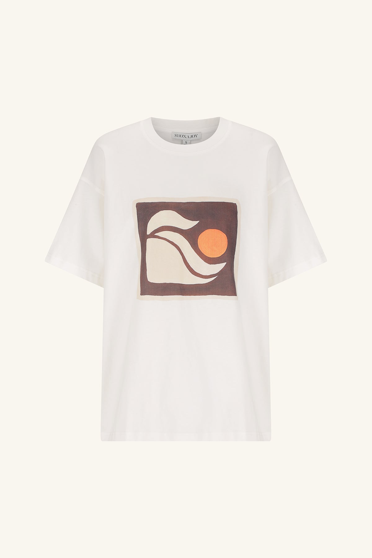 Vespertine Oversized Boyfriend T-shirt // Ivory