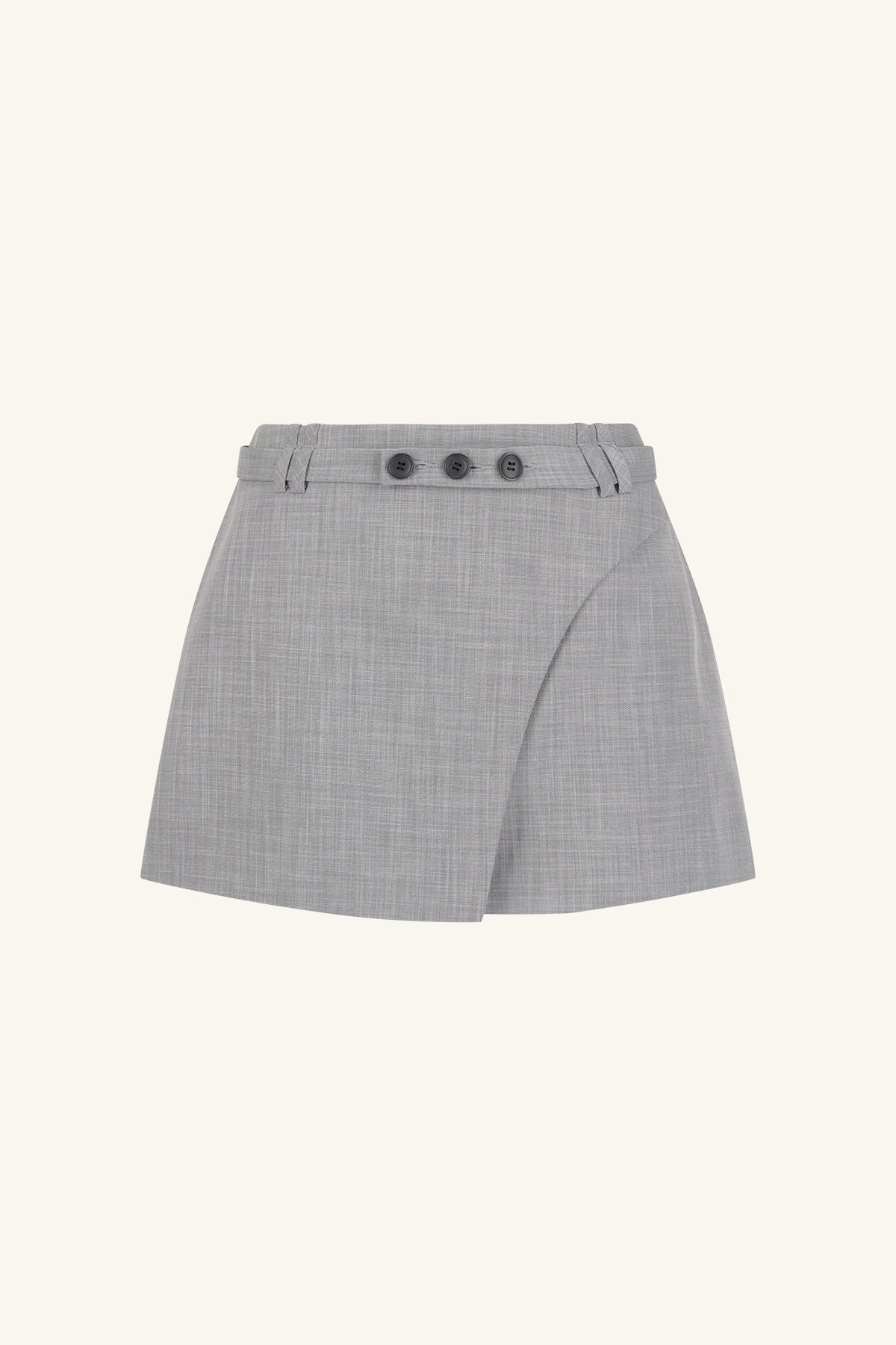 Asher Mini Skirt // Smoke Grey