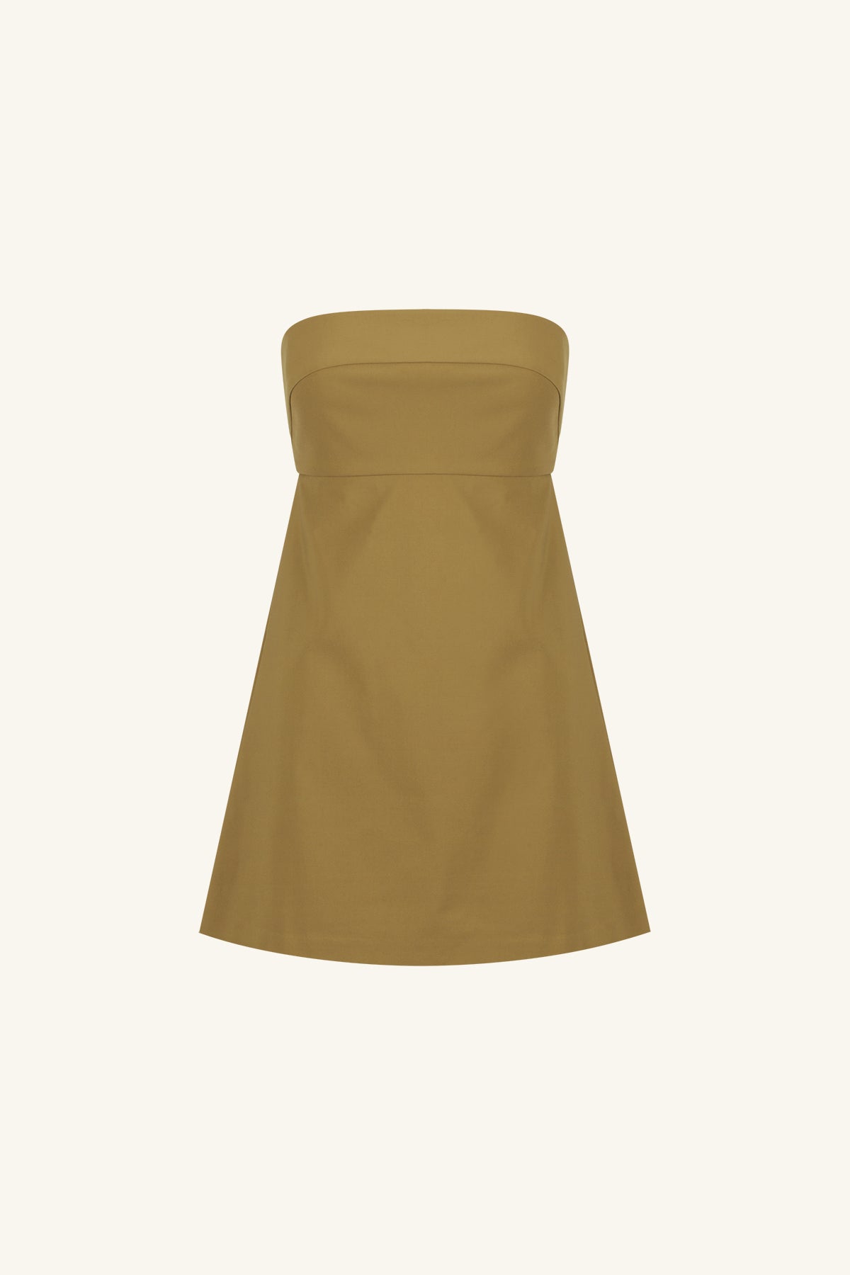 Lani Strapless Mini Dress // Army Green