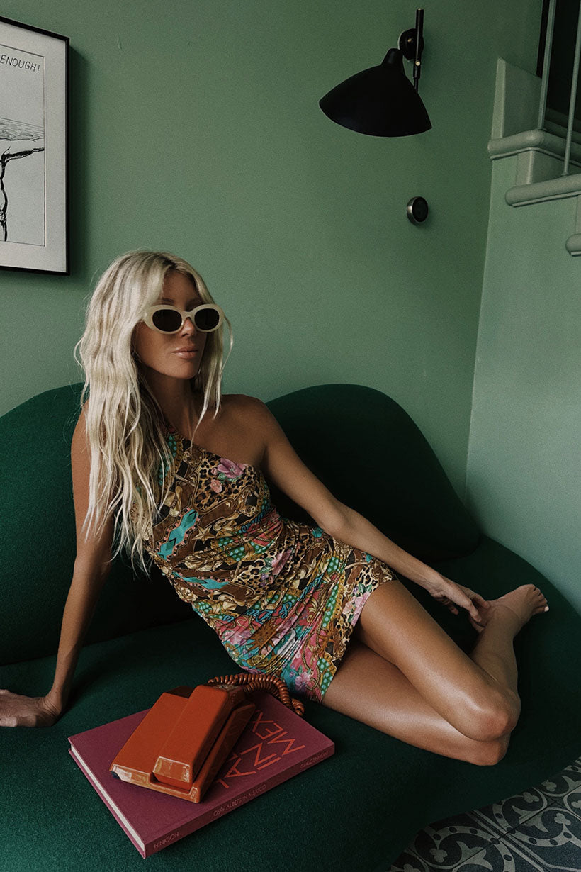 Lovers & Dreamers Mesh Mini Dress // Cosmos Pink