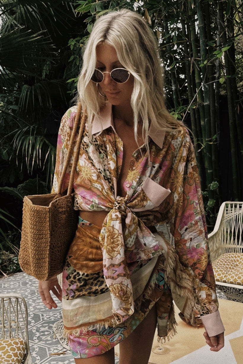Lovers & Dreamers Travel Scarf // Cosmos Pink