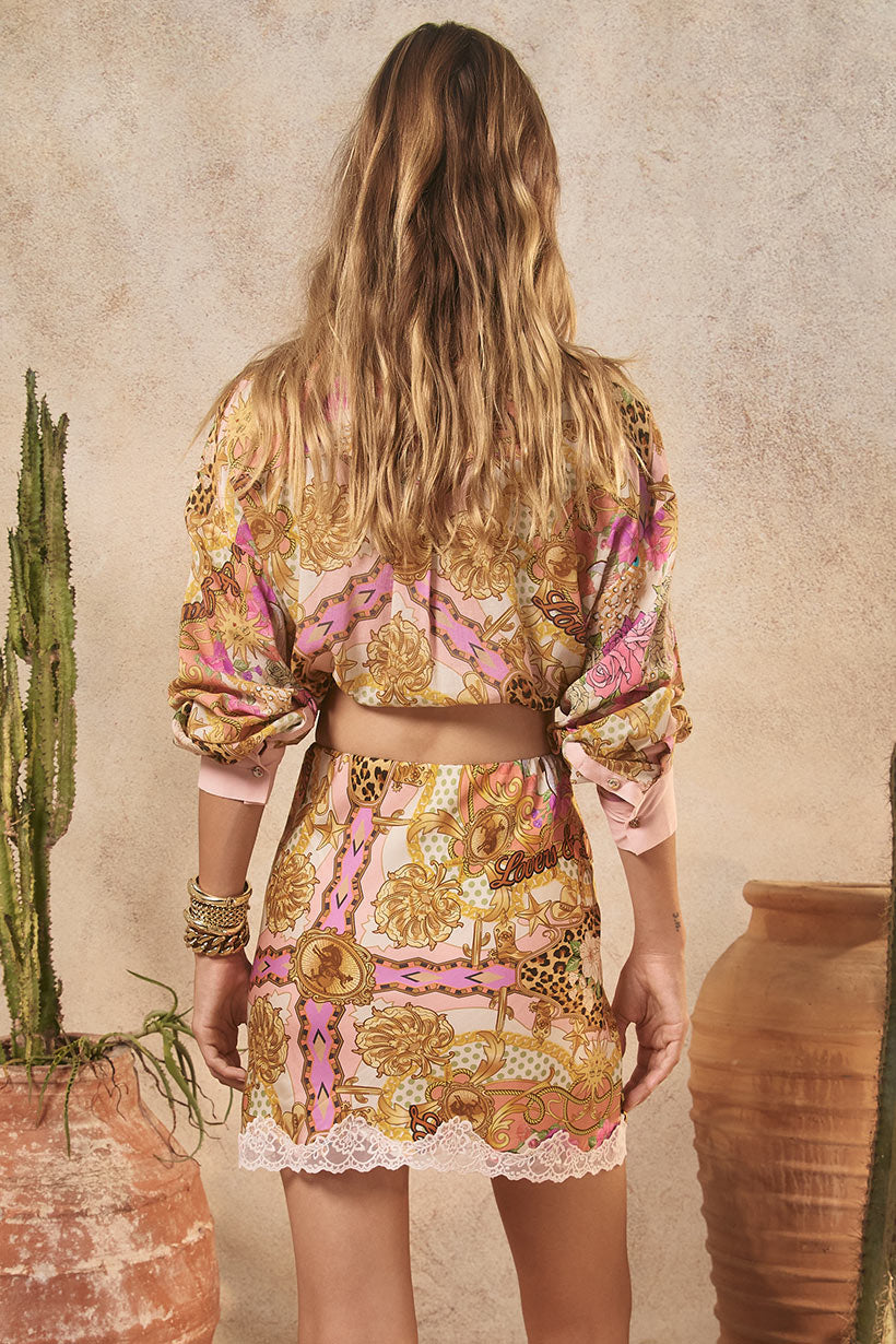 Lovers & Dreamers Shirt // Champagne Peach
