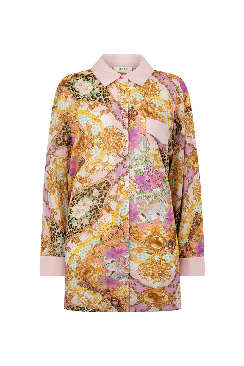 Lovers & Dreamers Shirt // Champagne Peach