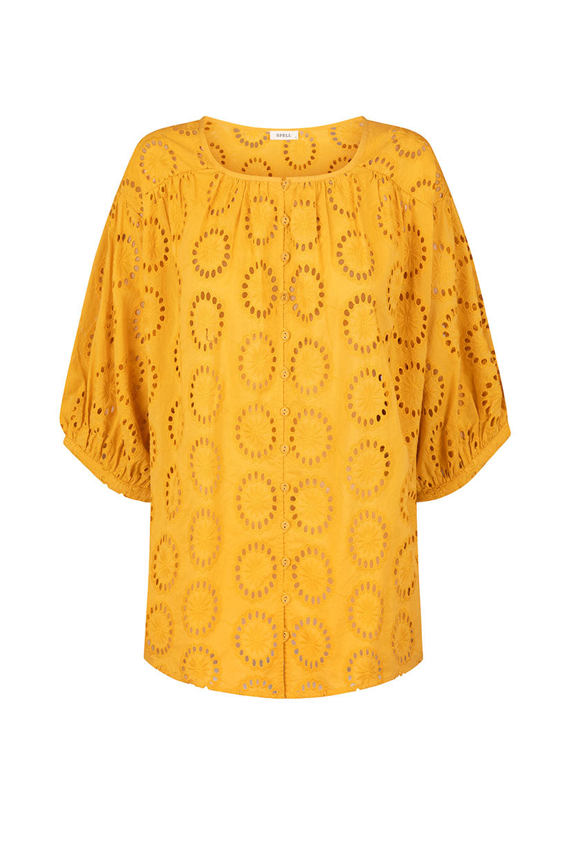 Yaya Lace Blouse // Golden Sun