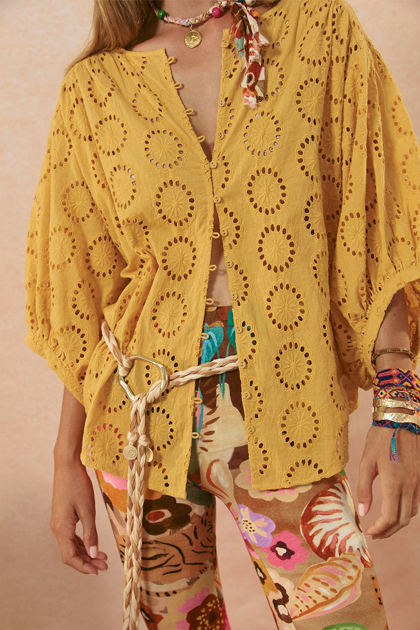 Yaya Lace Blouse // Golden Sun
