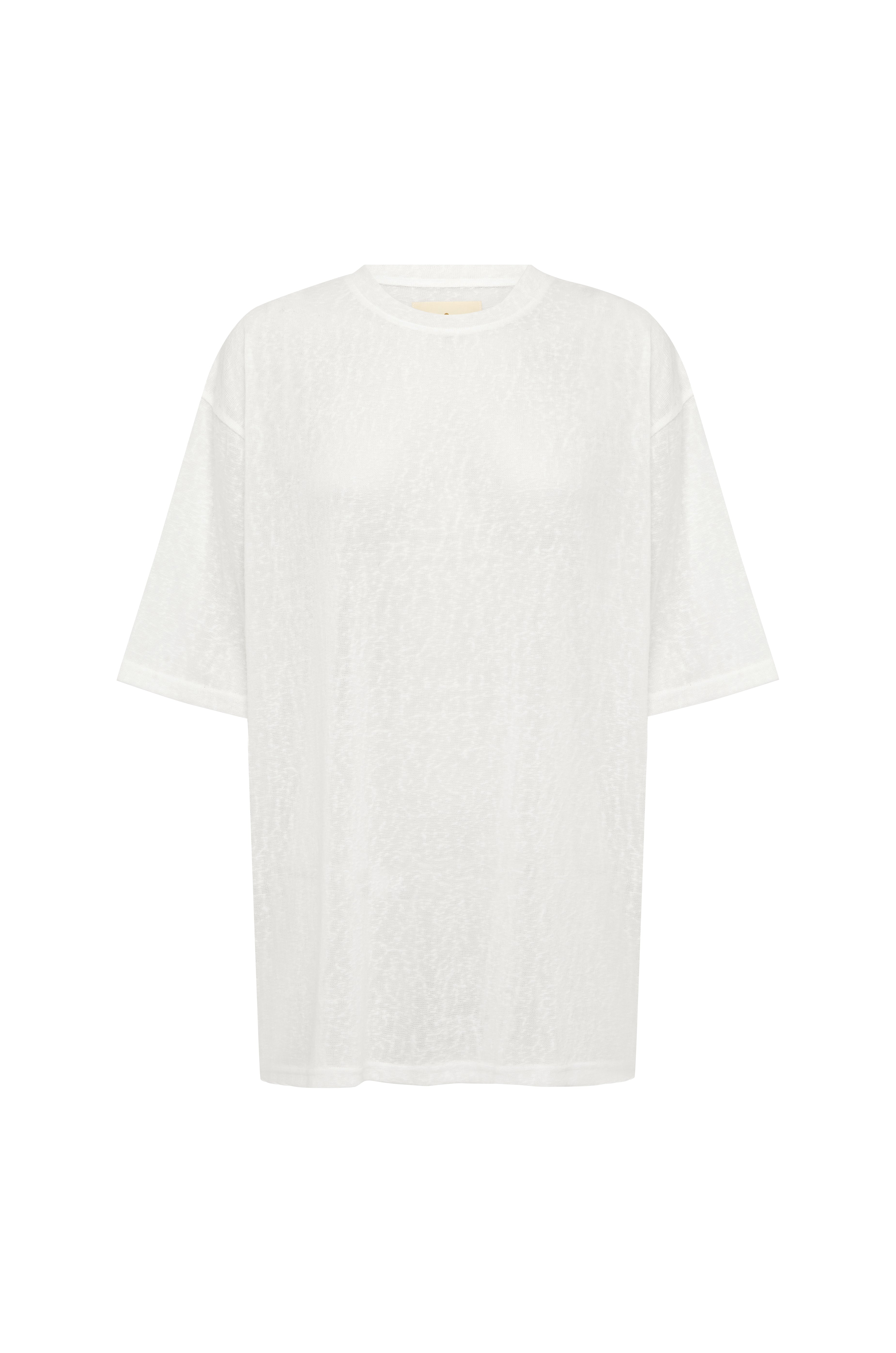 Oversize Tee // Sheer White