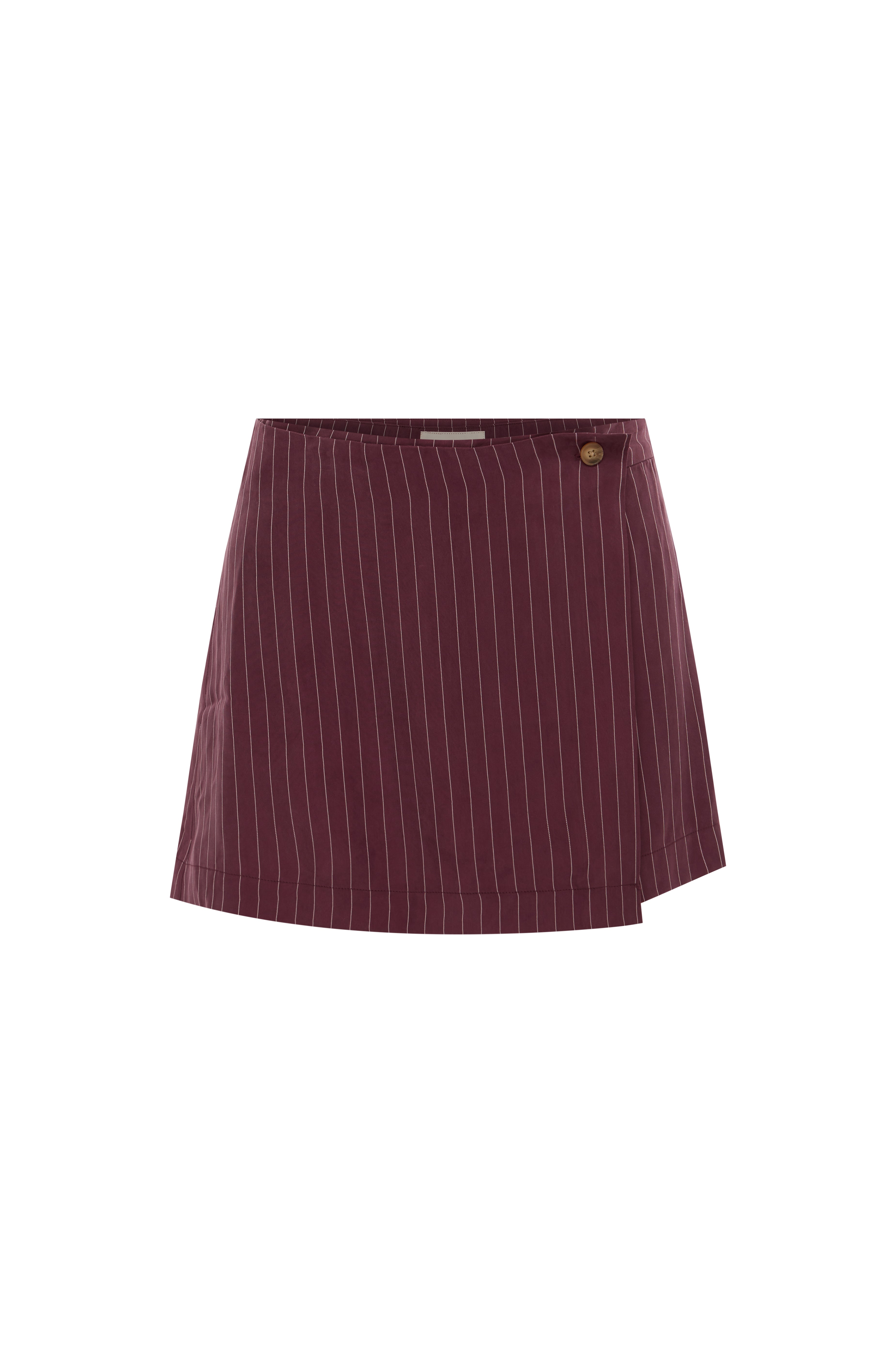 A-Sym Skort // Kina Pinstripe