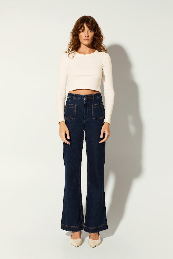 Tallulah Crop Top // Ivory