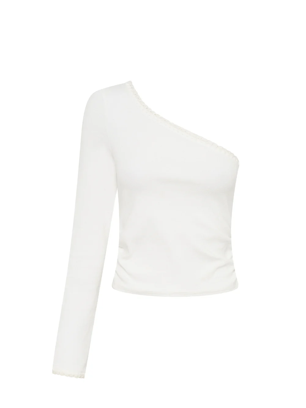 Tallulah One Shoulder Top // Ivory