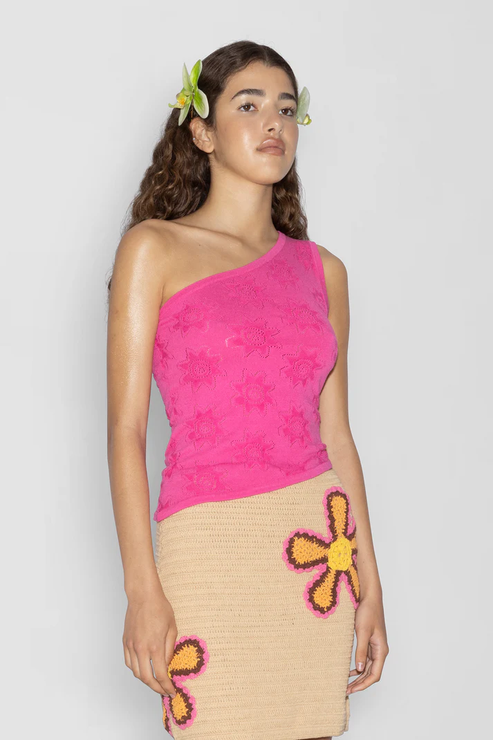 Bettina One Shoulder Top // Candy