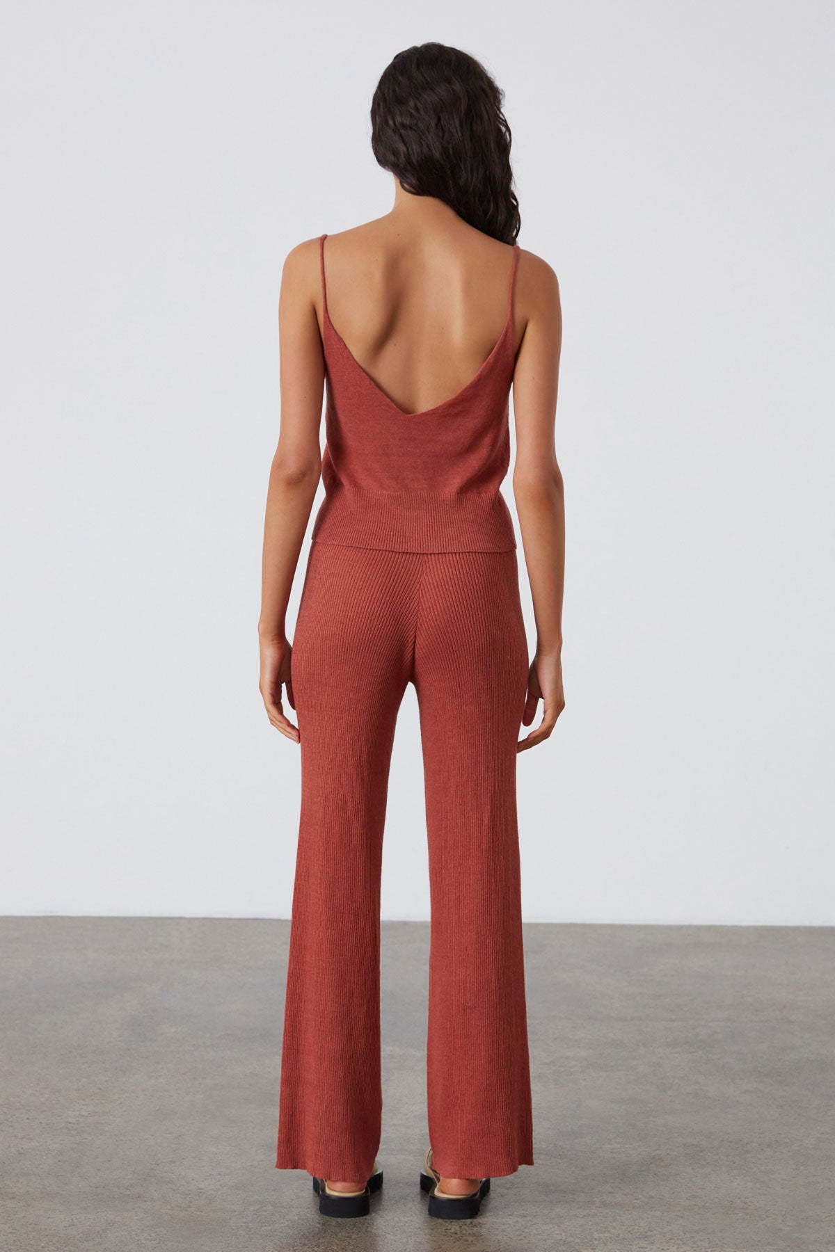 Knit Pant // Earth Red