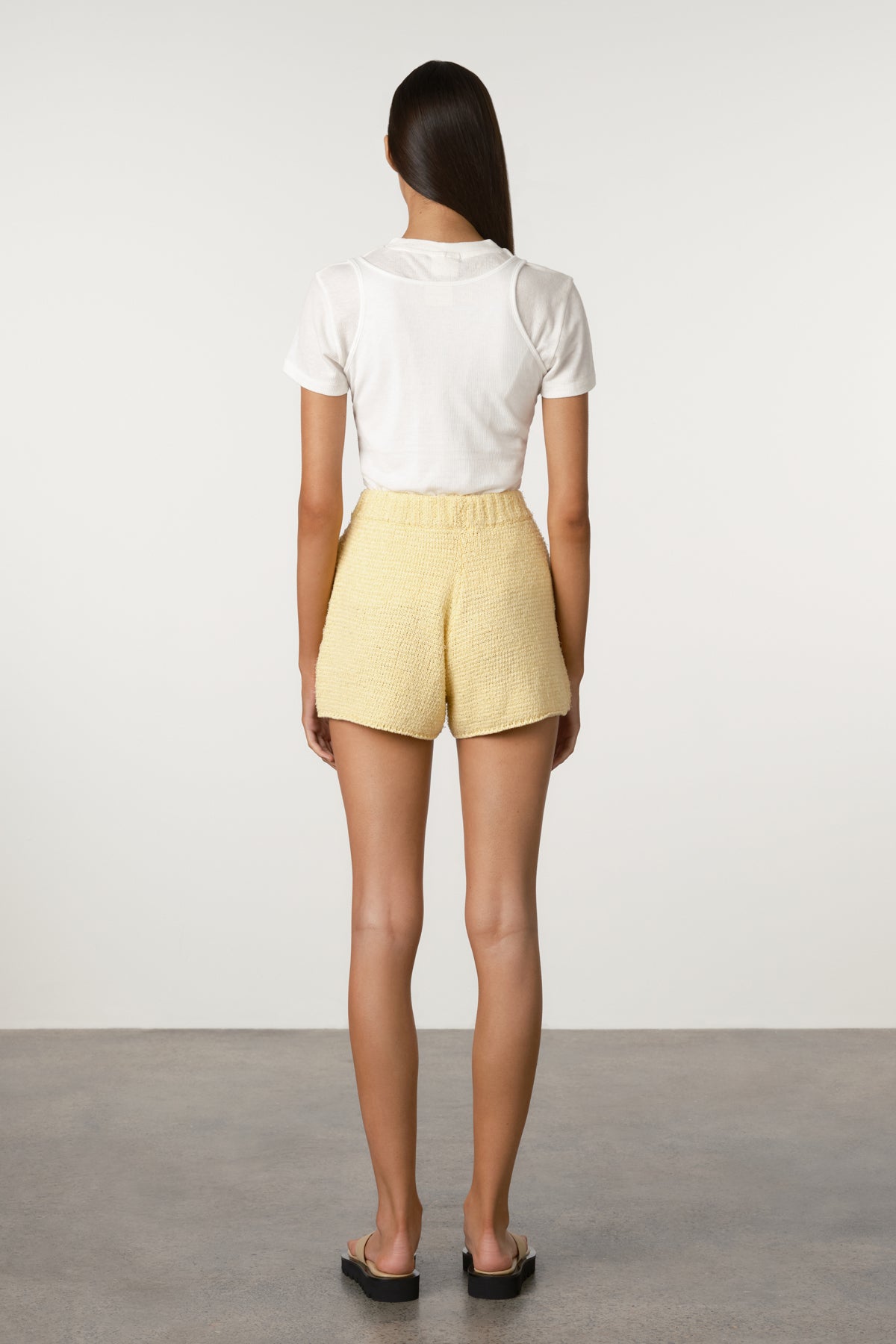 Textured Knit Short // Butter