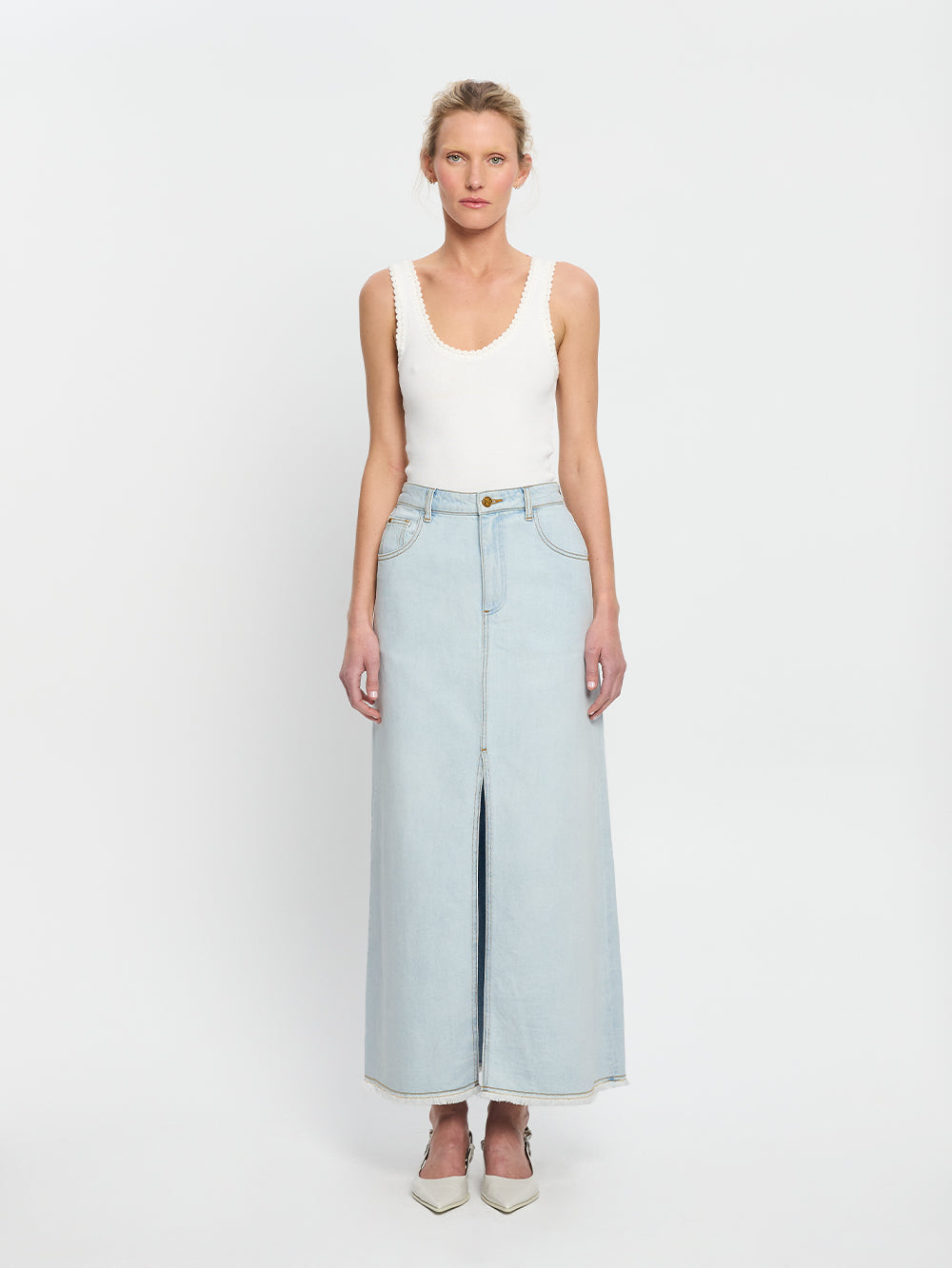 Zoya Skirt // Pale Indigo