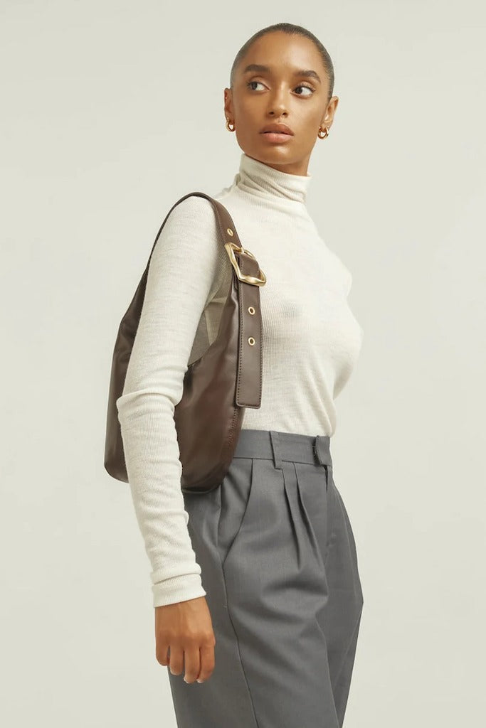Everyday Croissant Bag // Chocolate