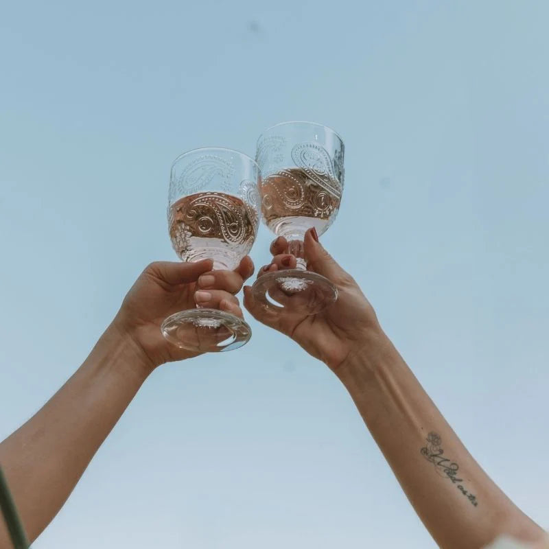 Goblet Set of 2 // Clear