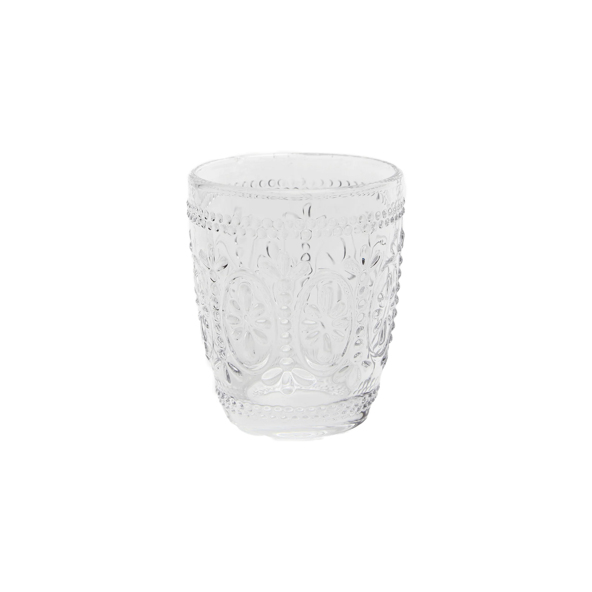 Tumbler Glass Set of 4 // Clear