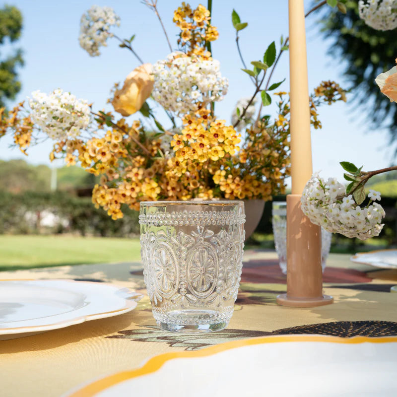 Tumbler Glass Set of 4 // Clear