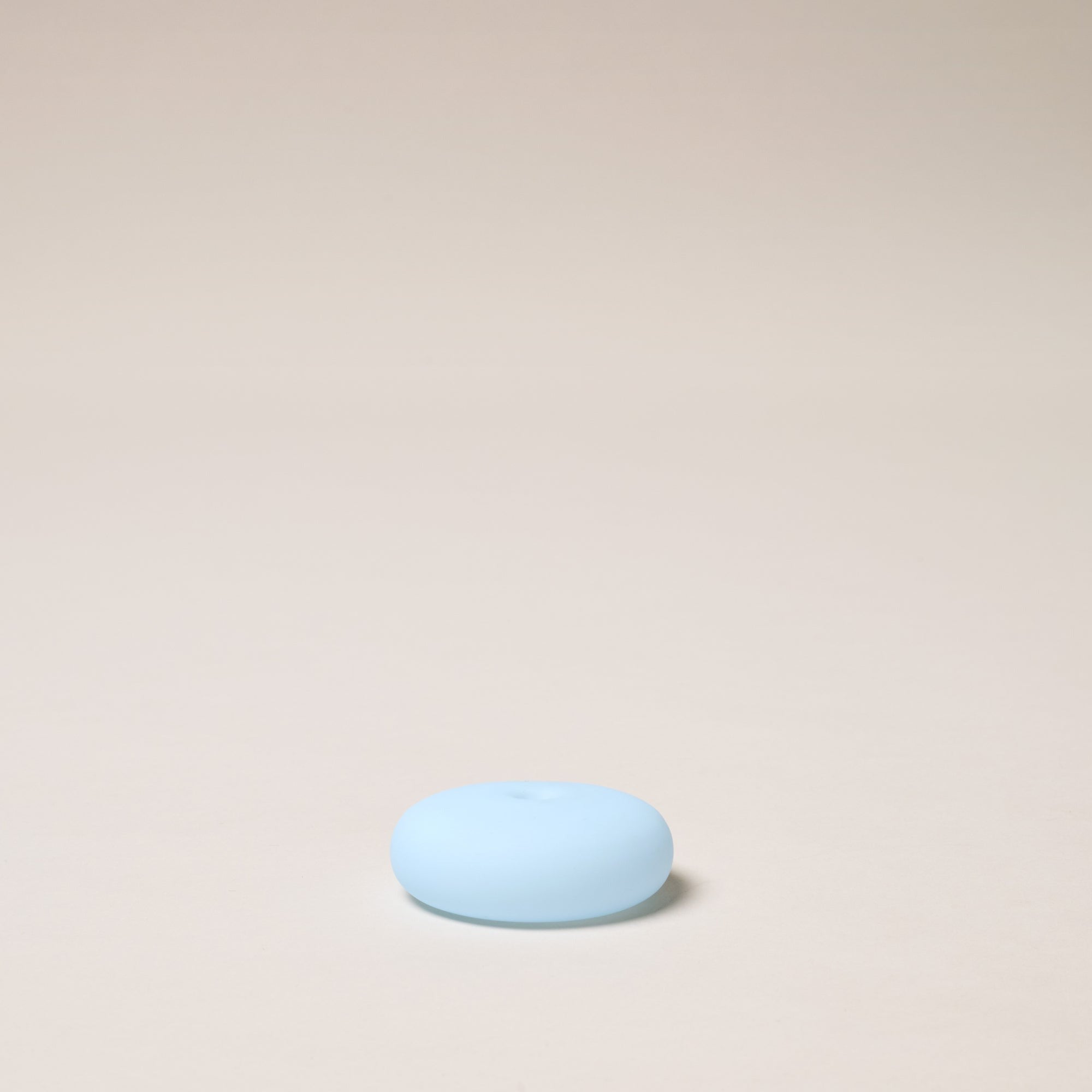 Frosted Glass Holder Small // Blue