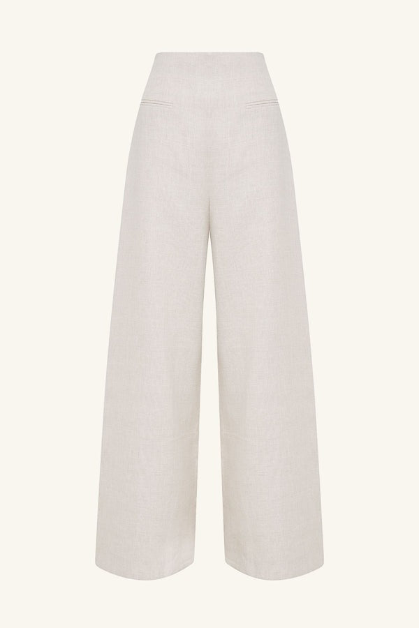 Elliot High Waisted Wide Leg Pant // Parchment