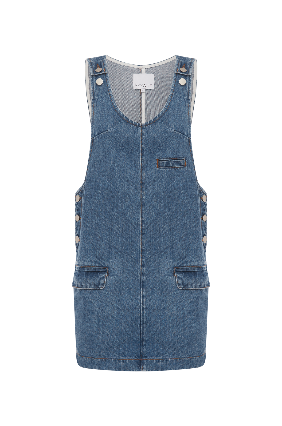 Franka Denim Mini Dress // Classic Wash