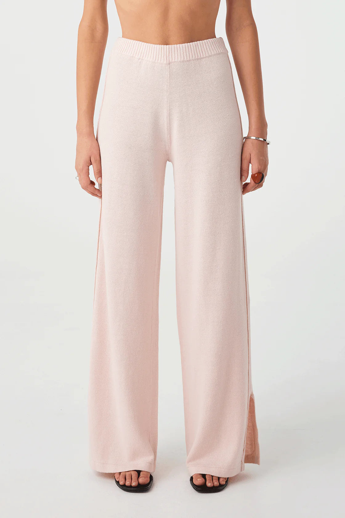 Poppy Cotton Linen Pant // Soft Pink