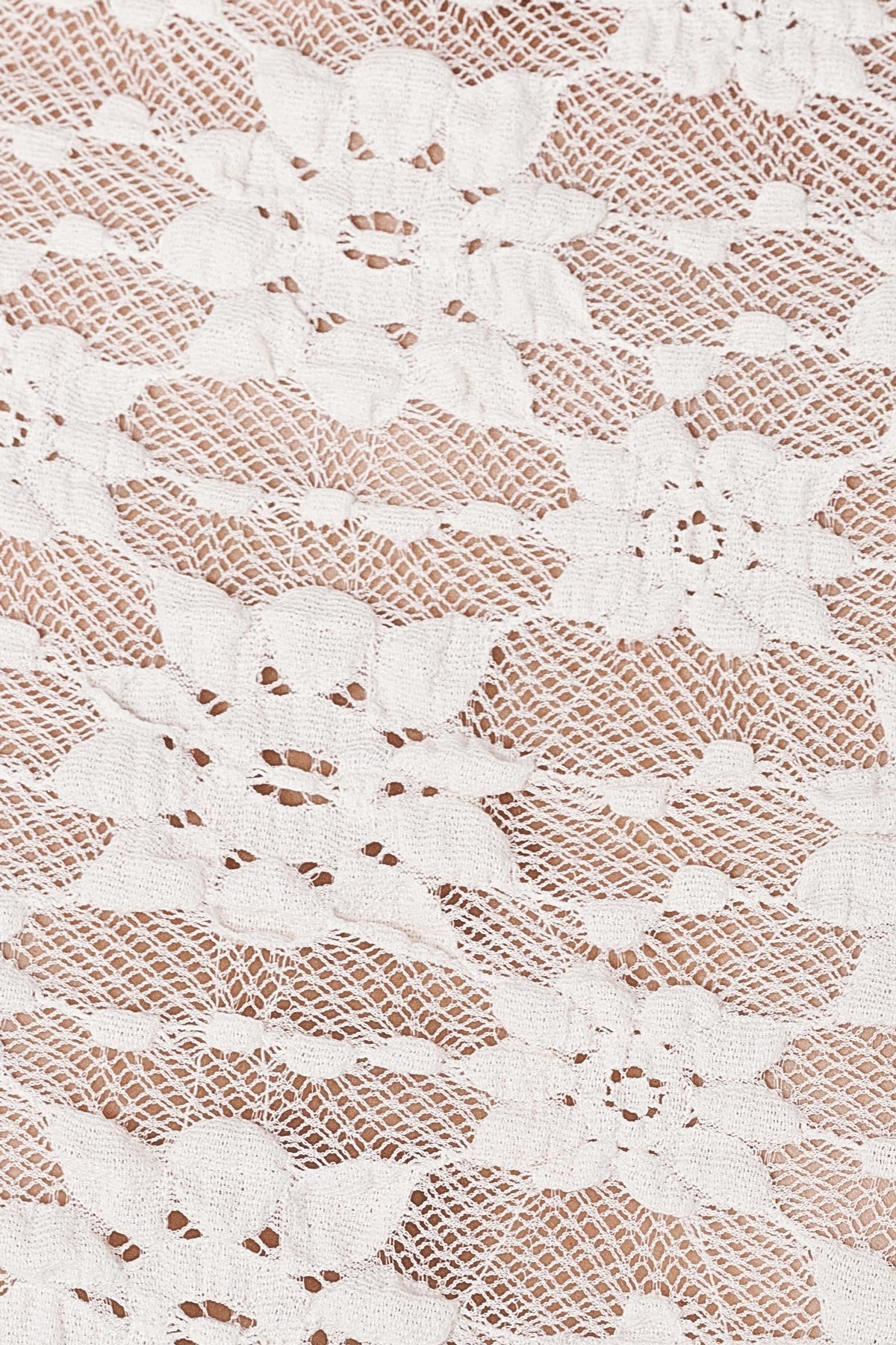 Galo Sunflower Lace Tee // Creme