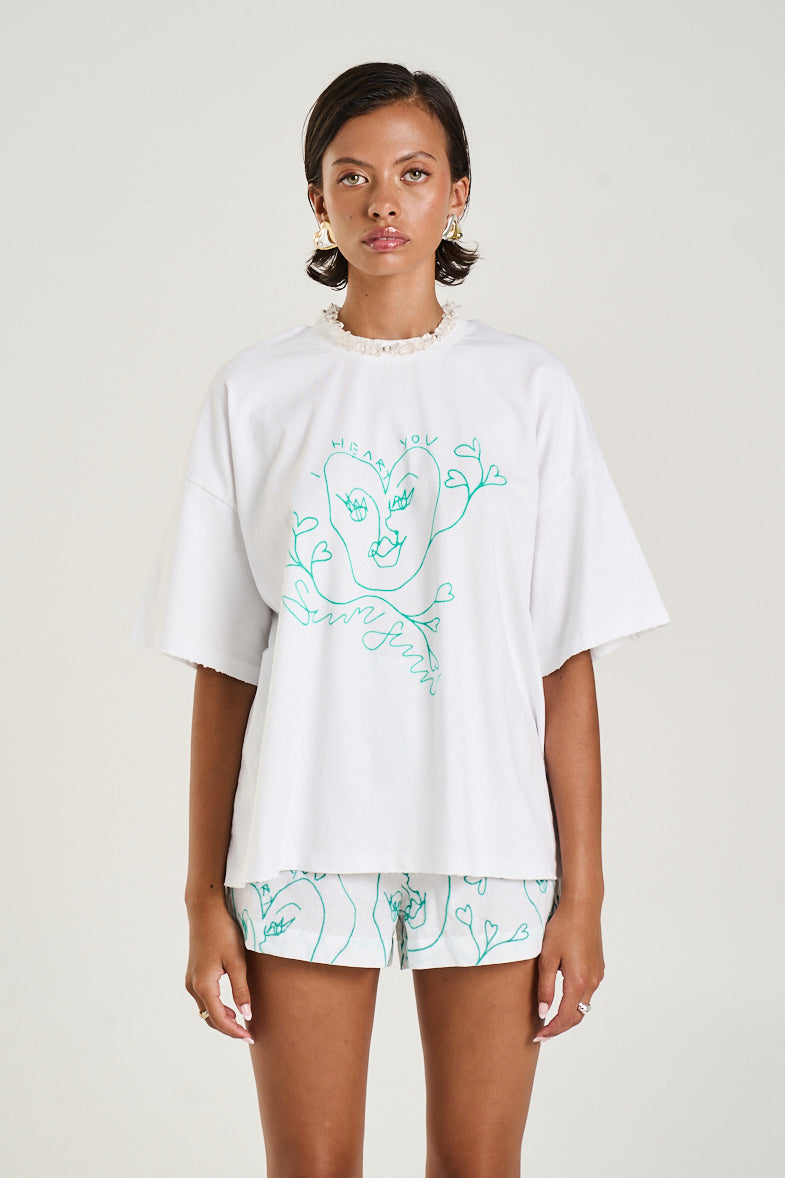 Band Tee // I Heart U