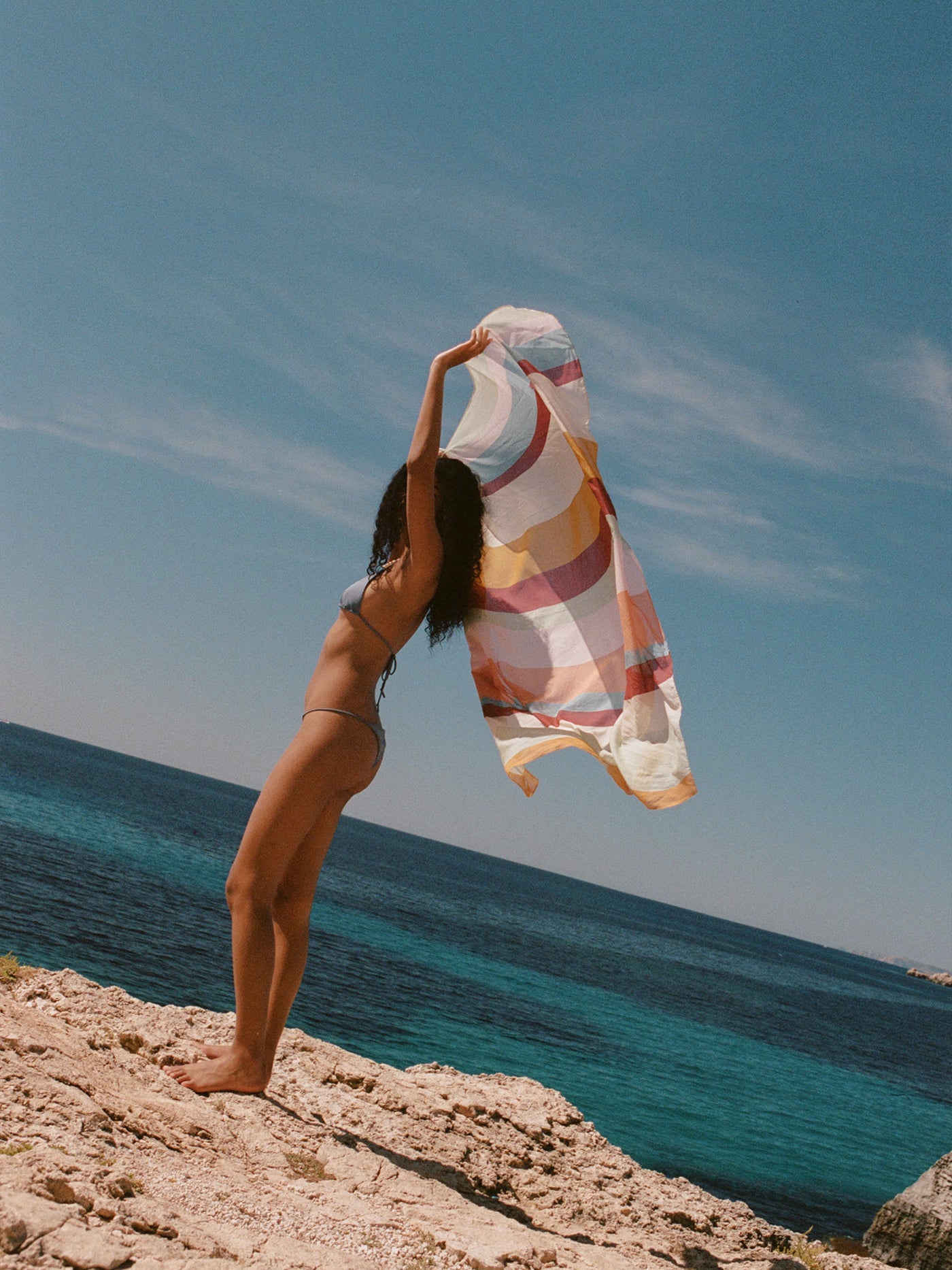 Square Pareo // Iris