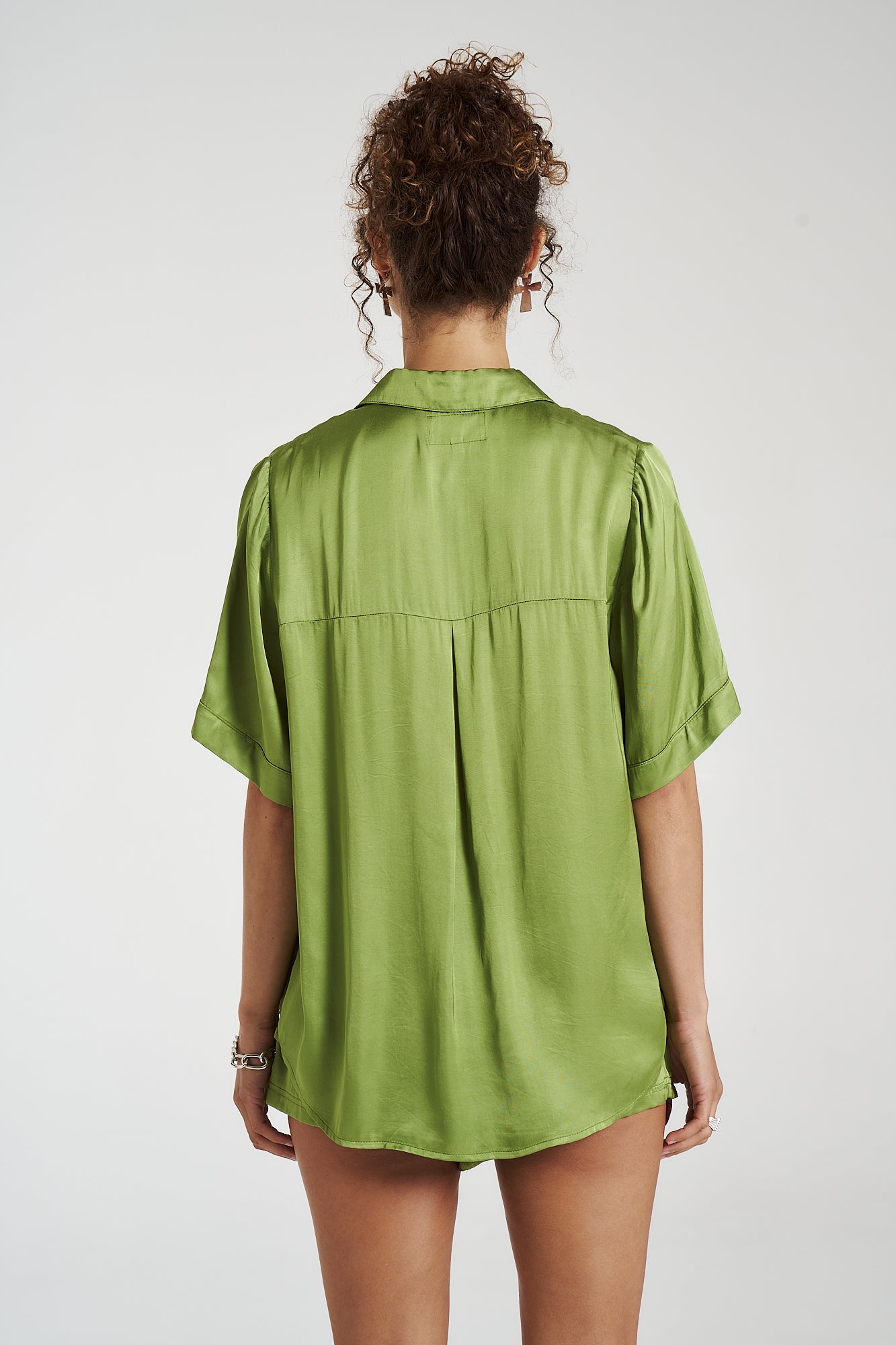 Button Up Shirt // Moss