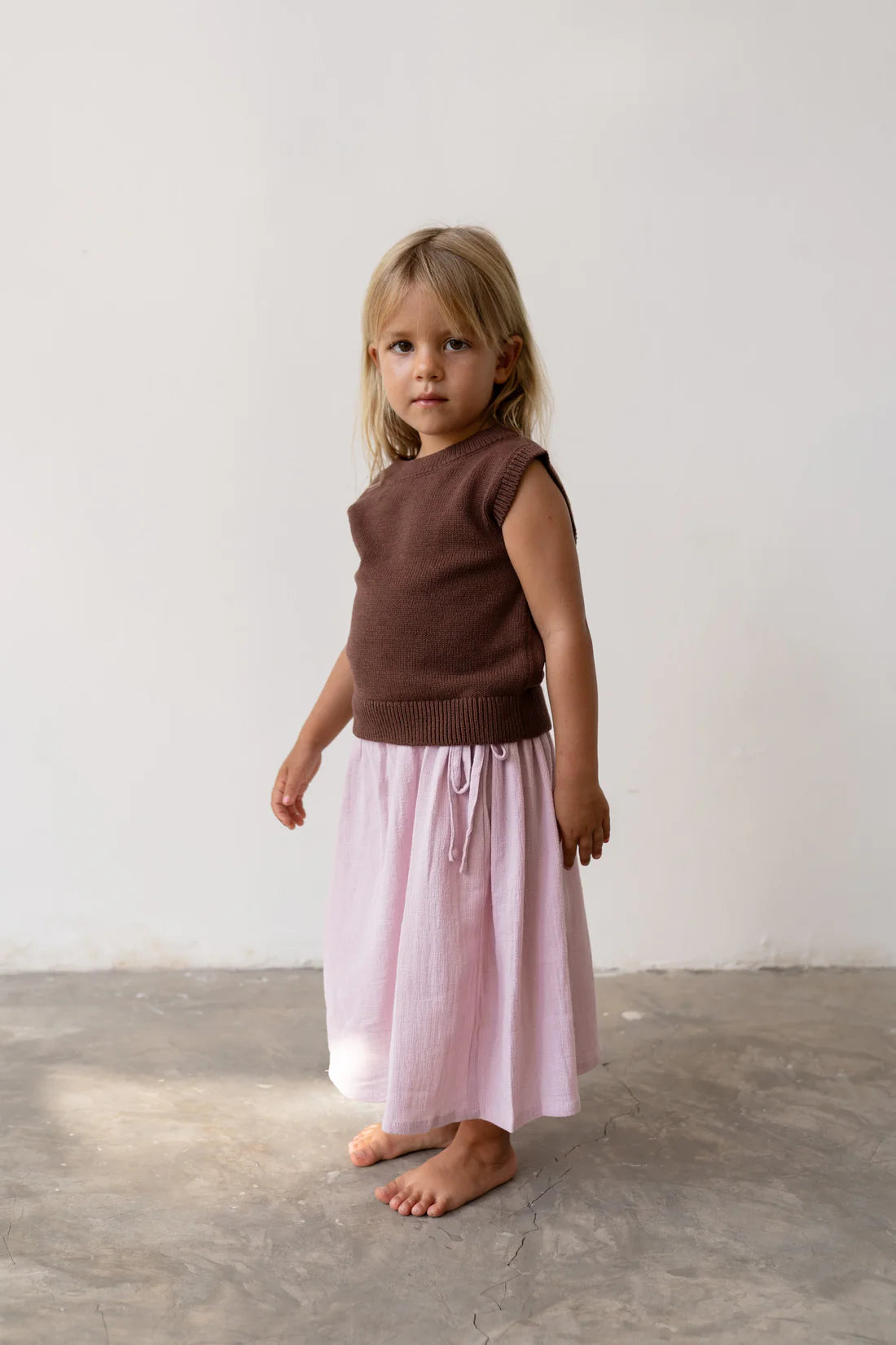Knit Vest // Cocoa