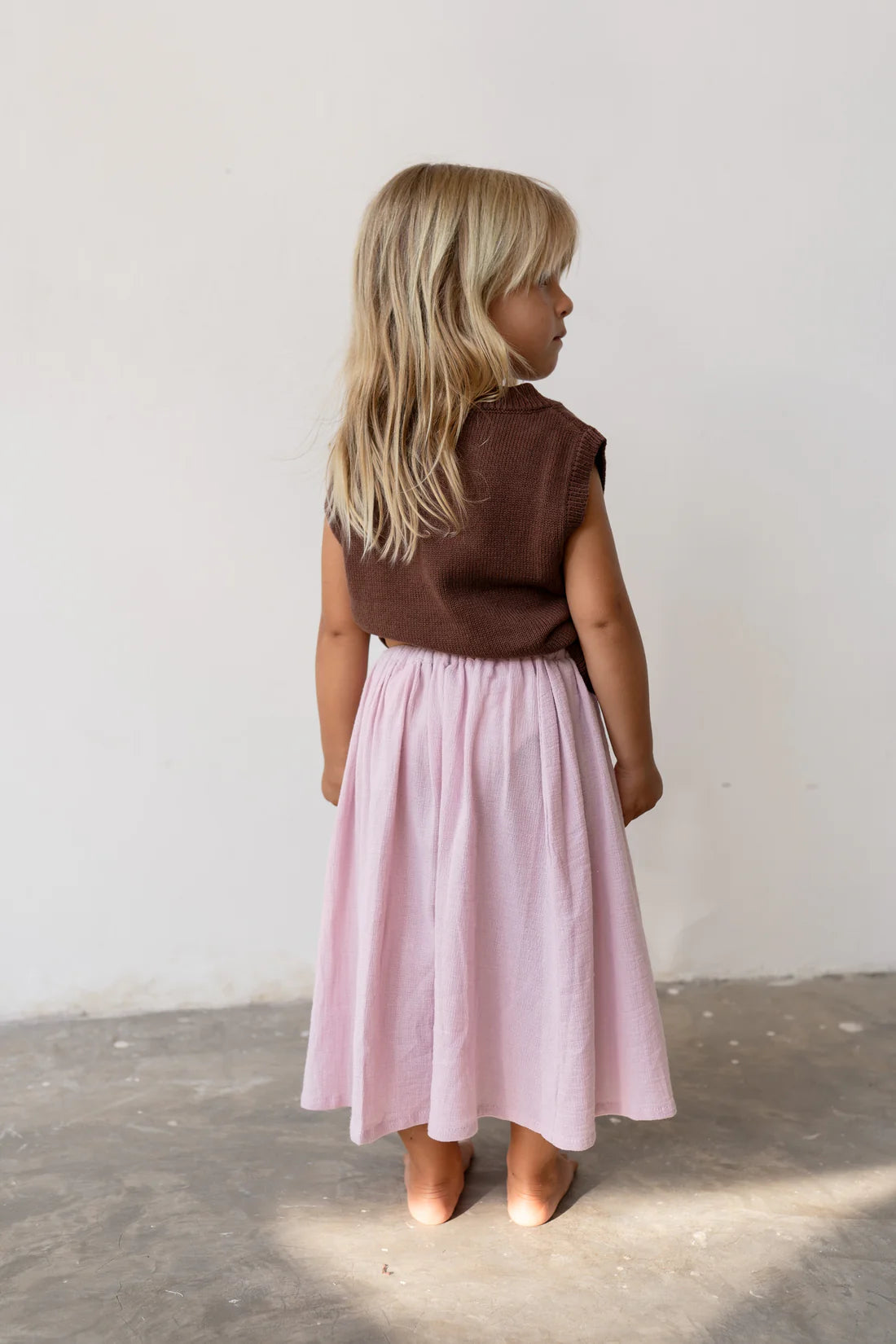Knit Vest // Cocoa