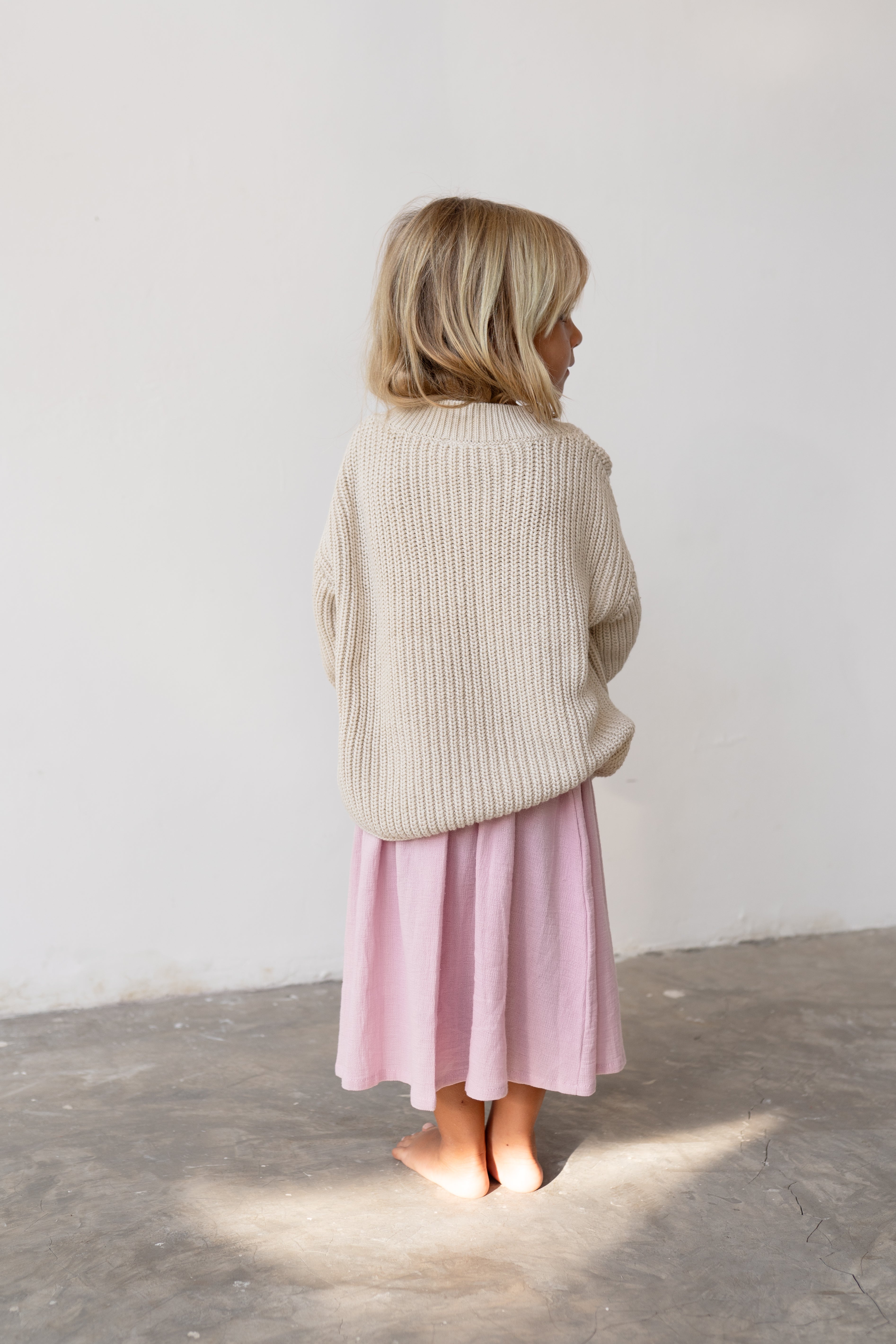 Chunky Knit Jumper // Natural