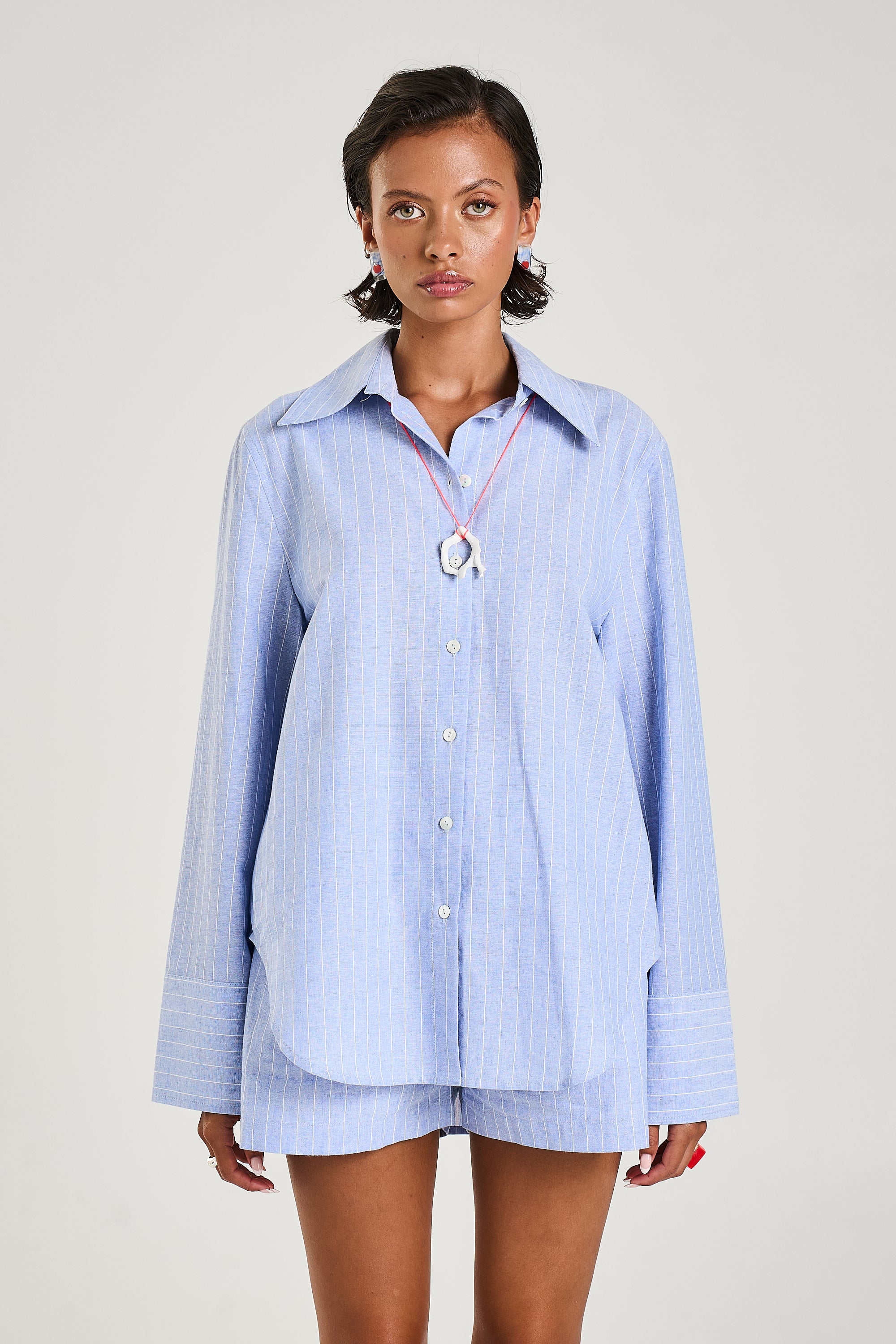 Cuff Shirt // Sea Stripe