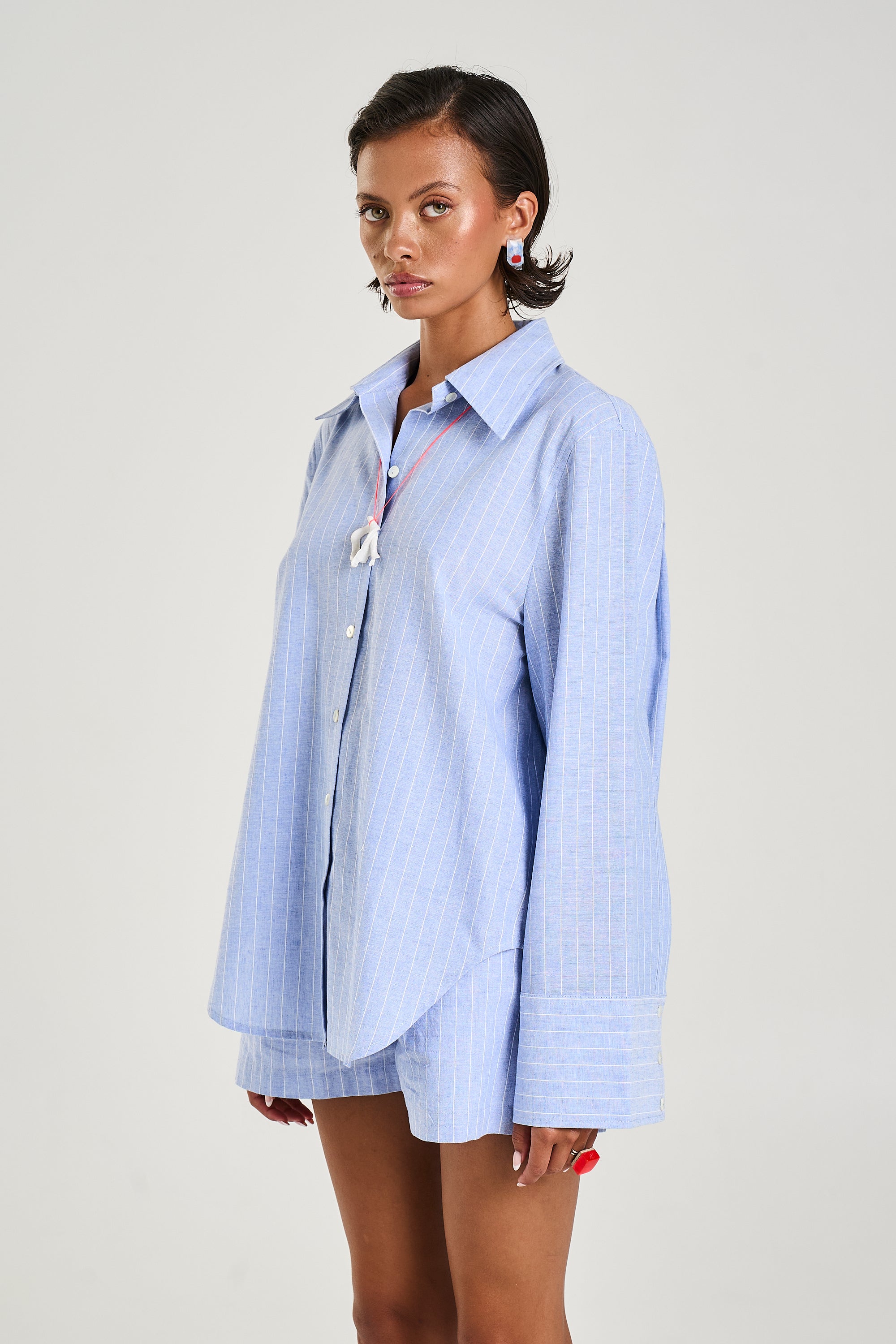 Cuff Shirt // Sea Stripe