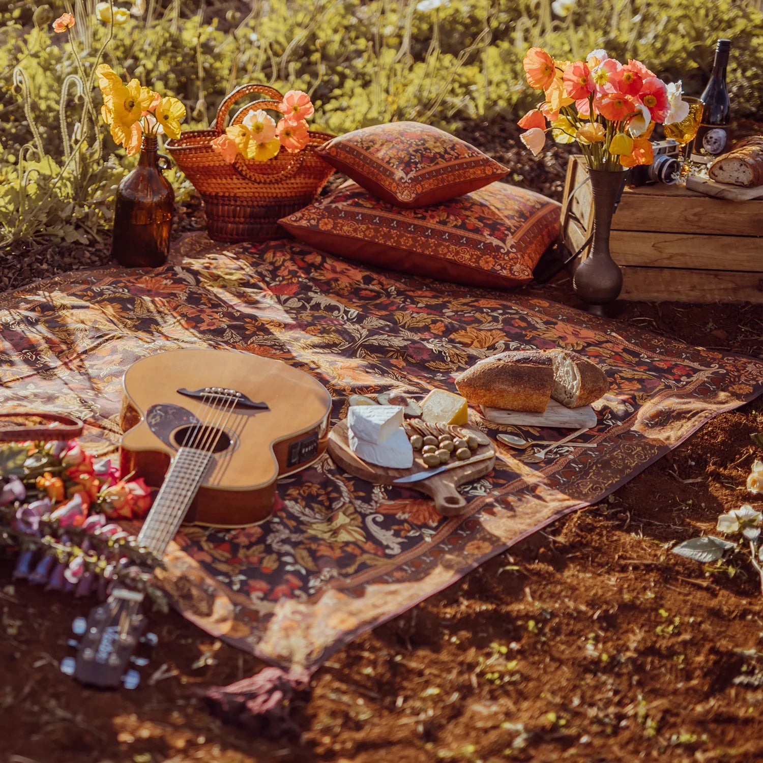 Spice Forest Picnic Rug