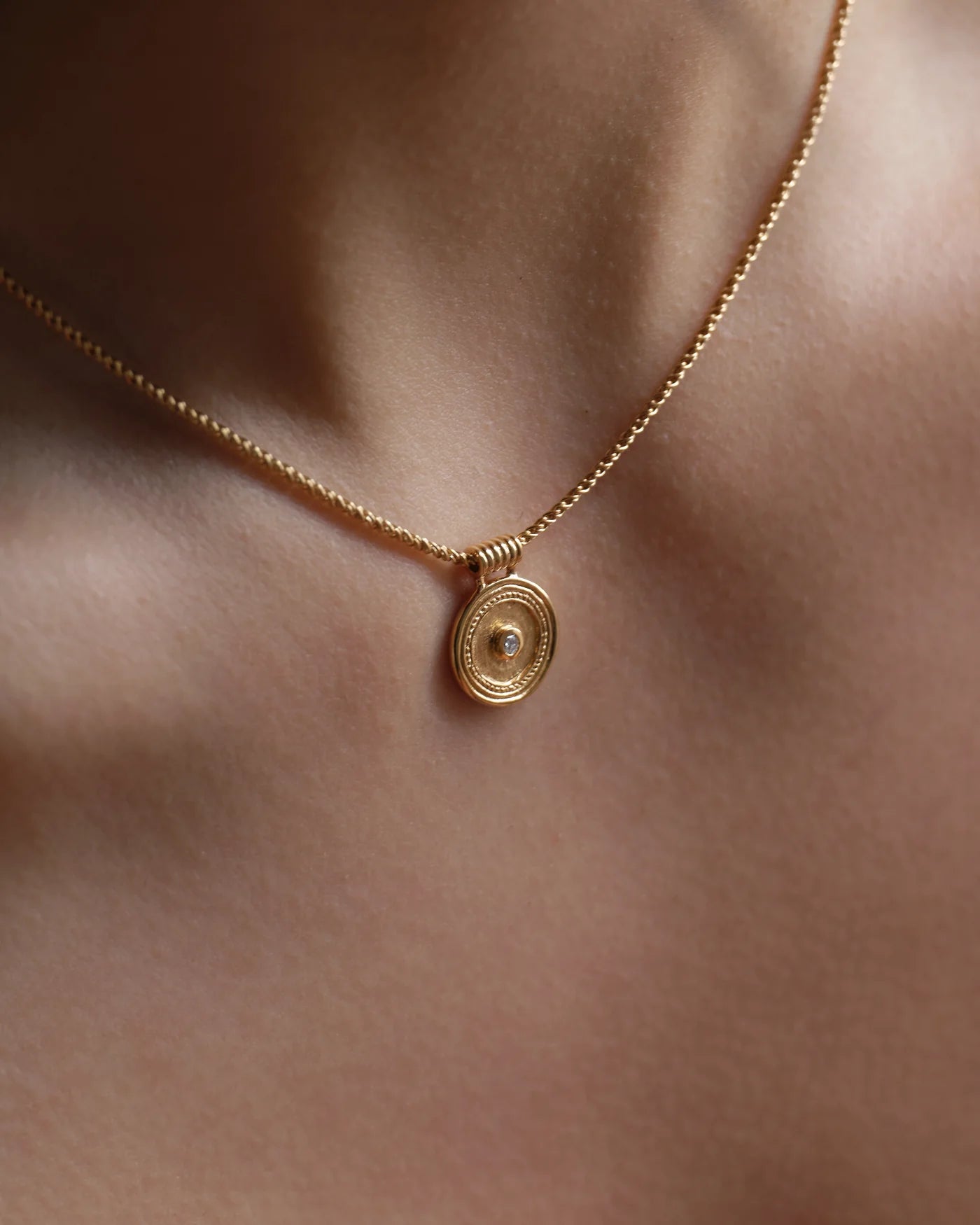 Capella Coin Necklace // Gold Vermeil