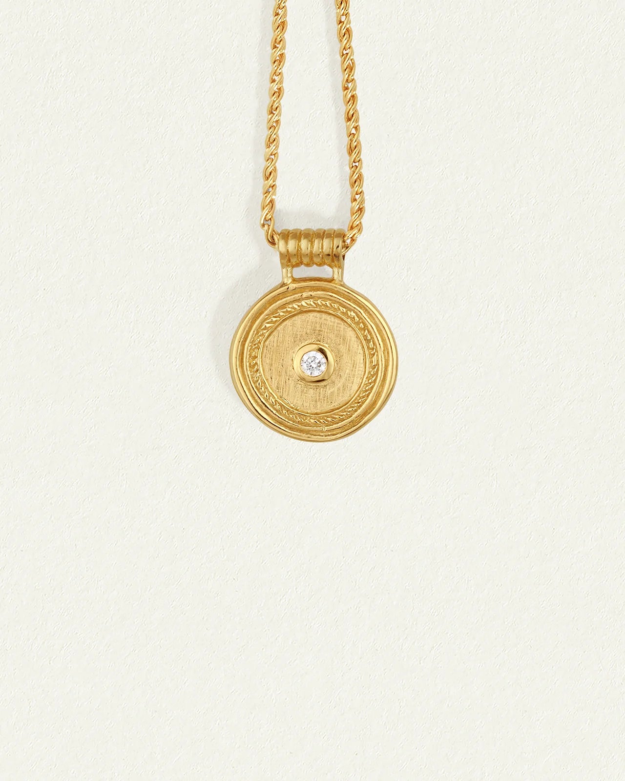 Capella Coin Necklace // Gold Vermeil