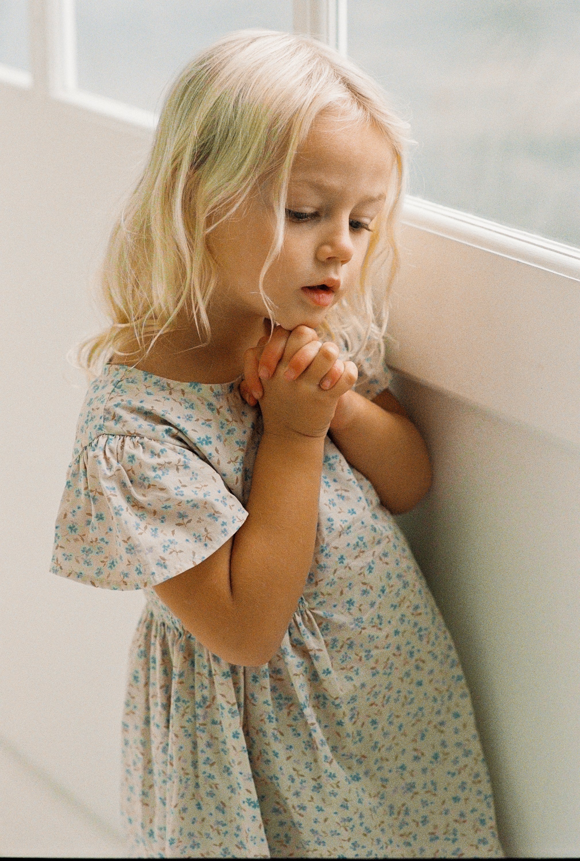 Blossom Dress // Indigo Bloom Print