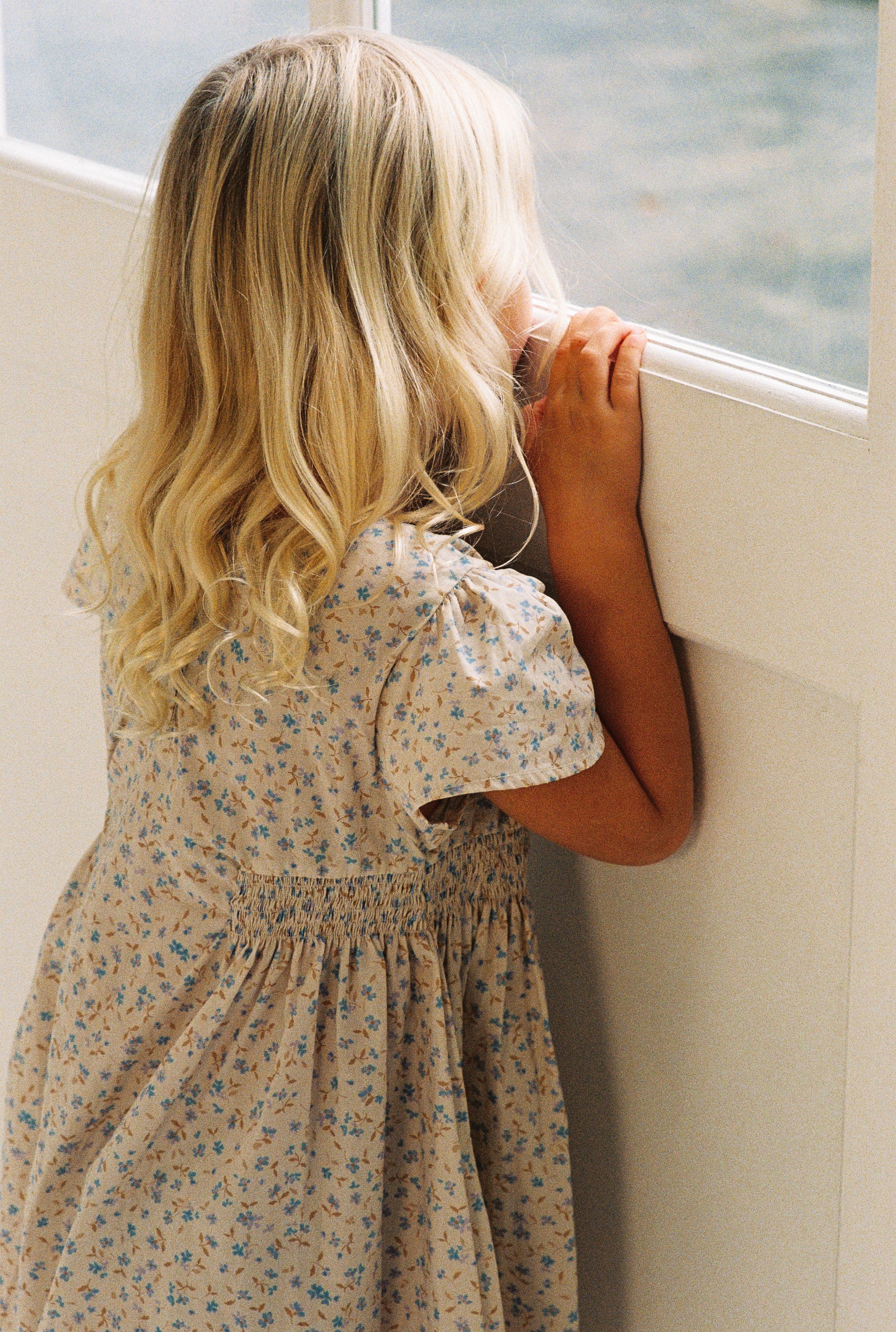 Blossom Dress // Indigo Bloom Print