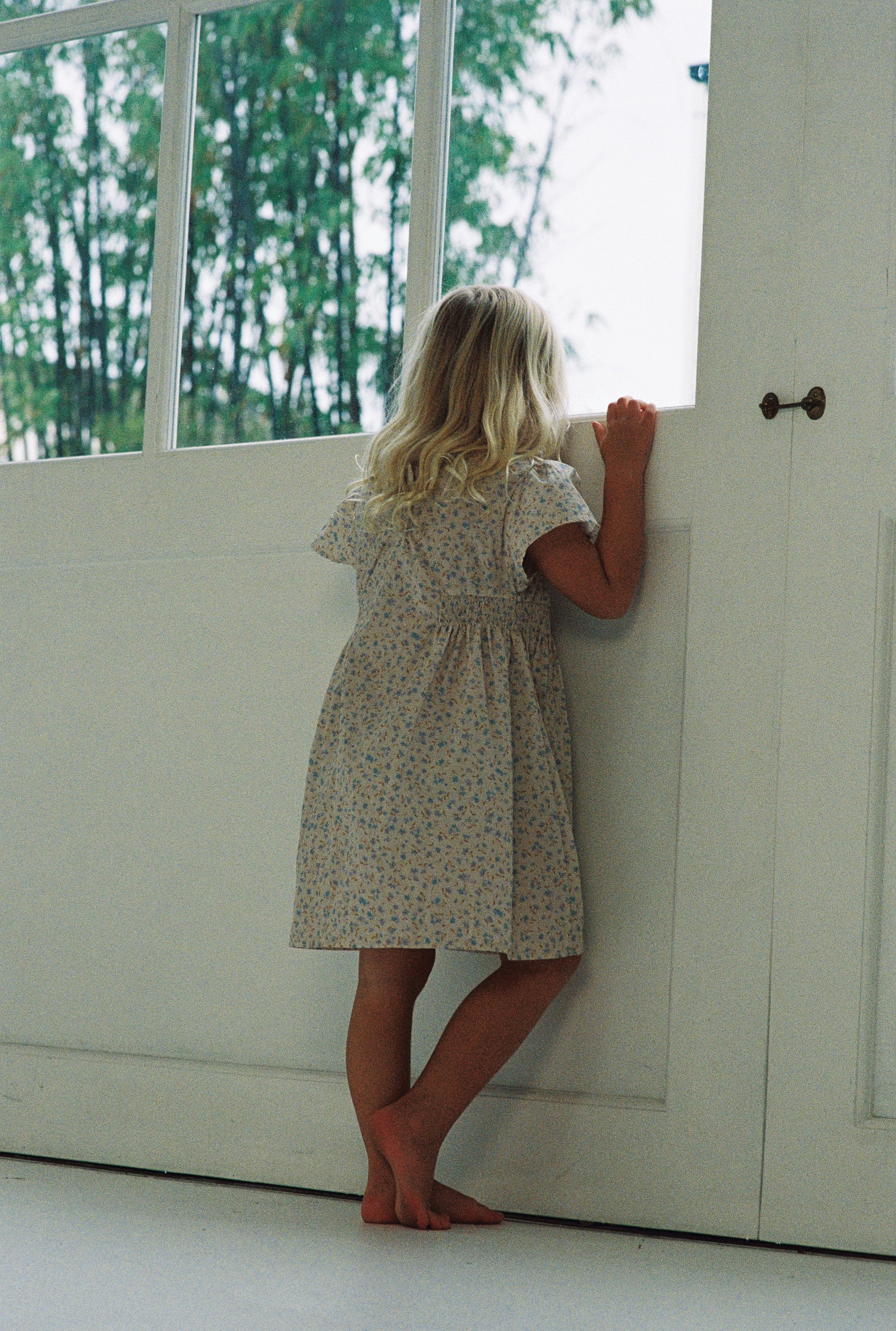 Blossom Dress // Indigo Bloom Print