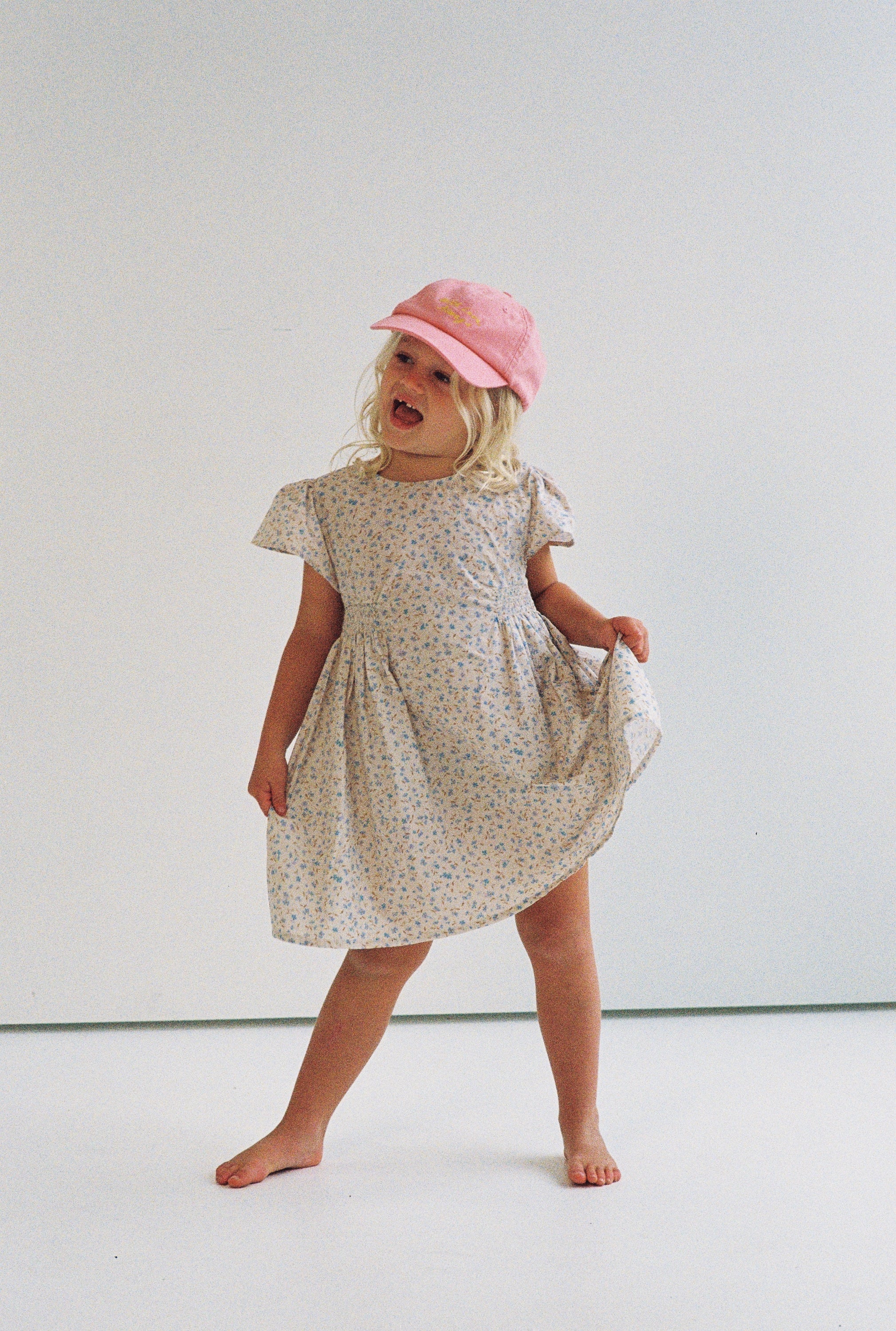 Blossom Dress // Indigo Bloom Print