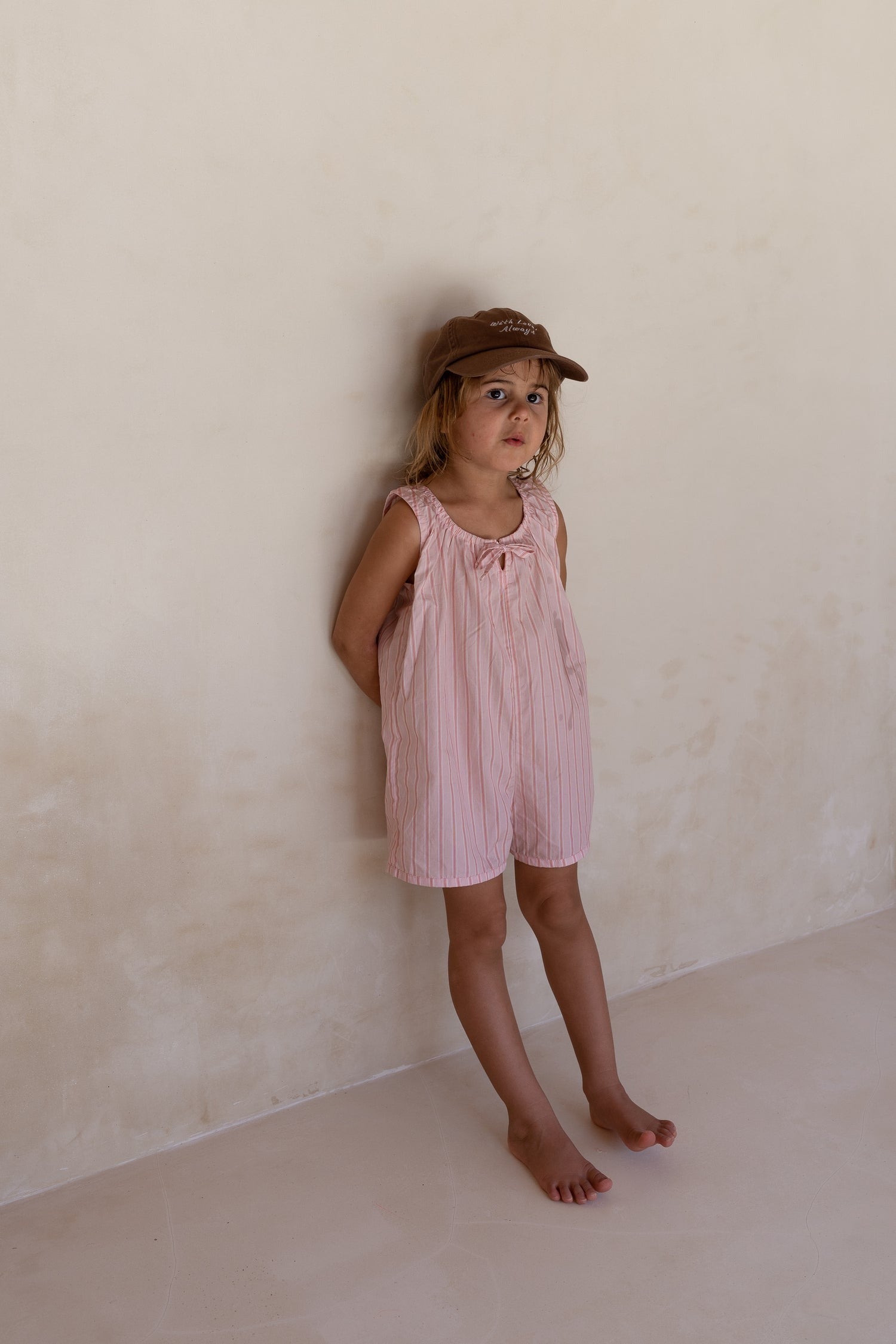 Sadie Overalls // Pink Stripe
