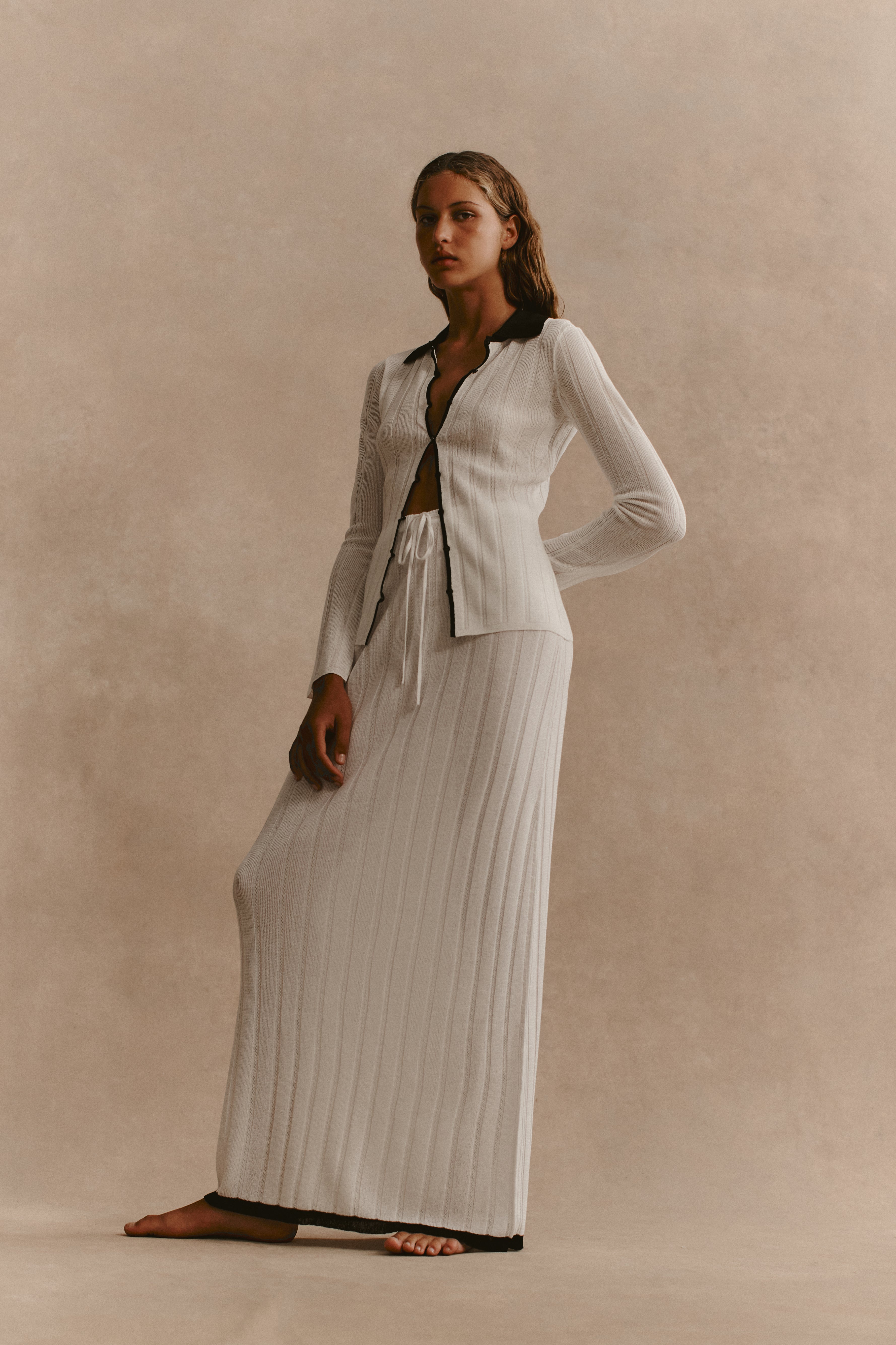 Noam Skirt // White